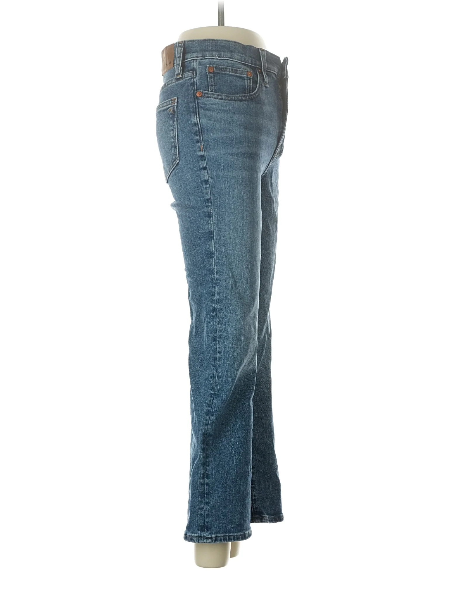 High-Rise Bootleg Jeans in Medium Wash - Image 3