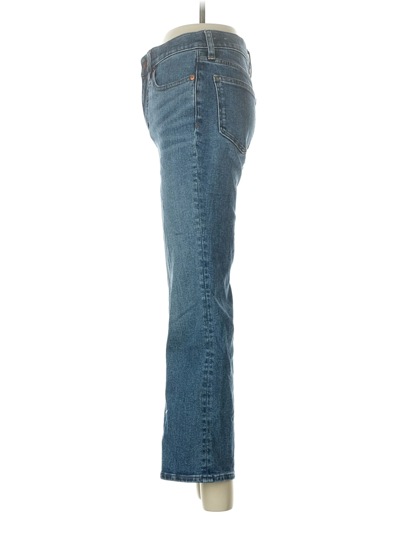High-Rise Bootleg Jeans in Medium Wash - Image 4