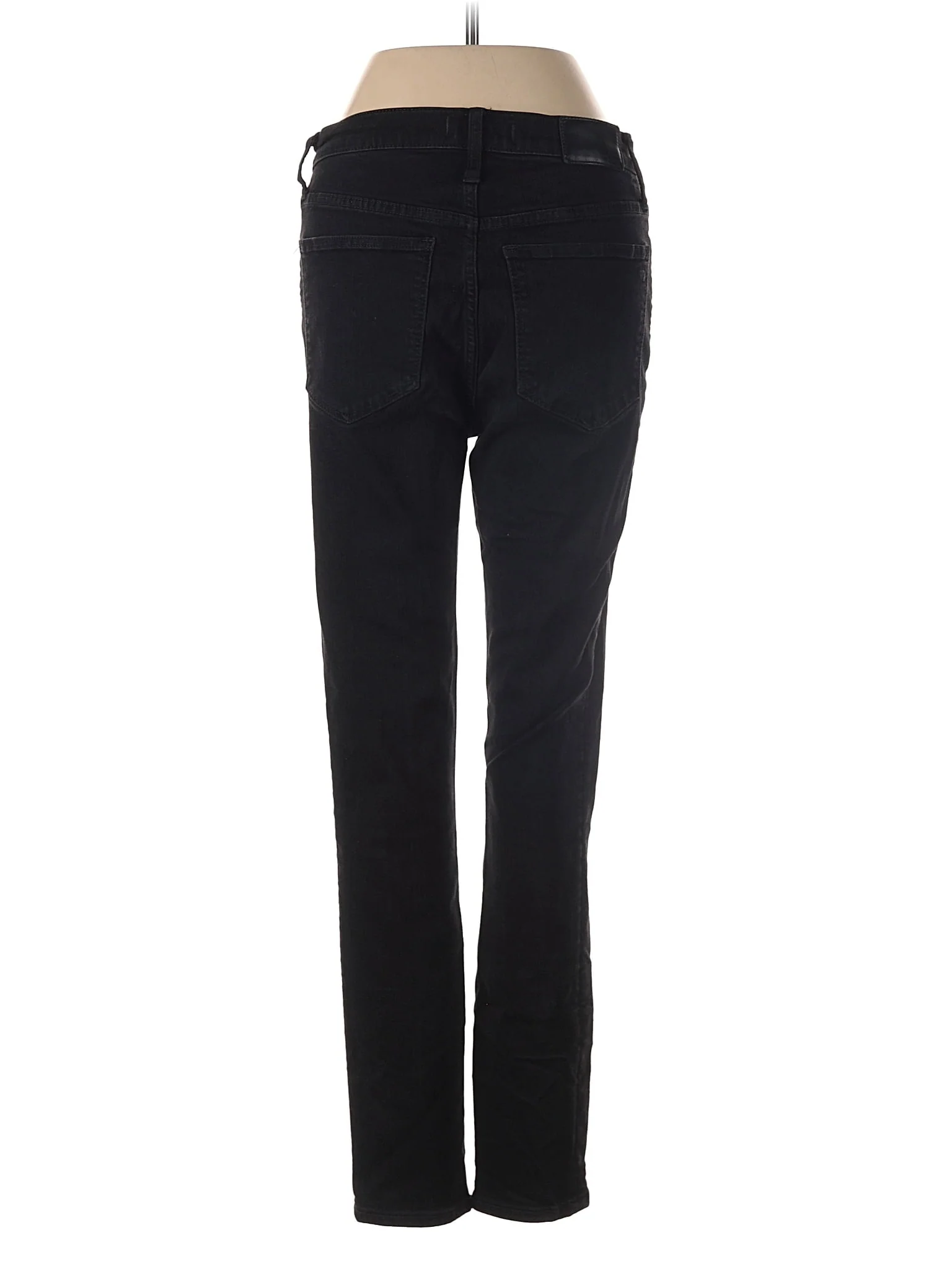 High-Rise Skinny Jeans in Dark Wash - Image 2