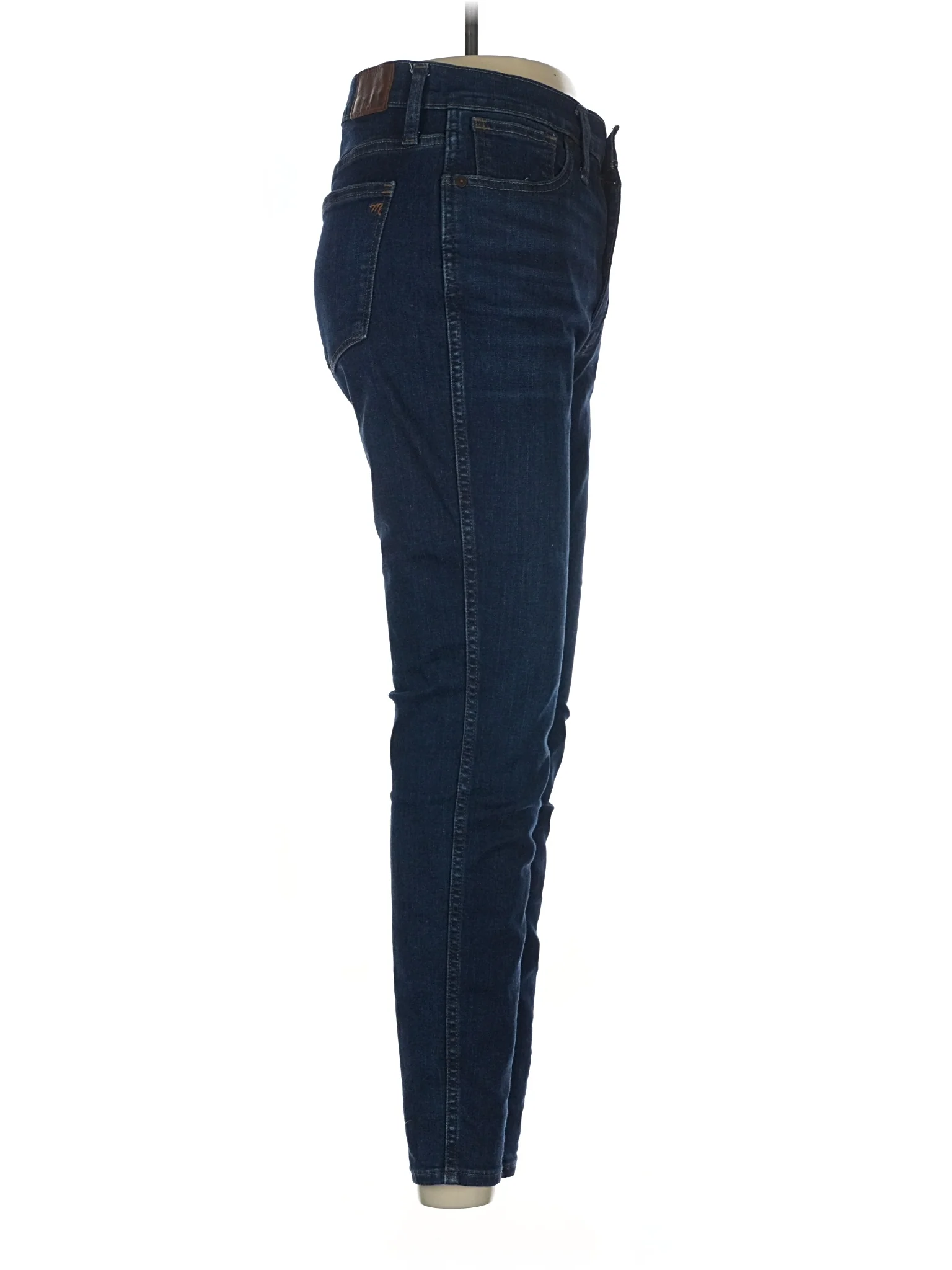 High-Rise Skinny Jeans in Dark Wash - Image 3