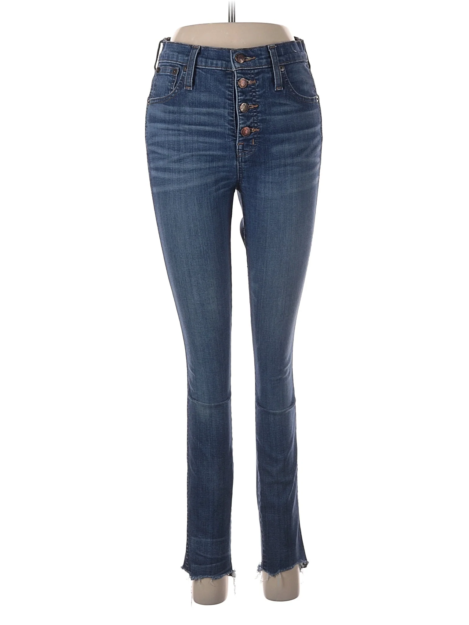 High-Rise Skinny Jeans in Dark Wash