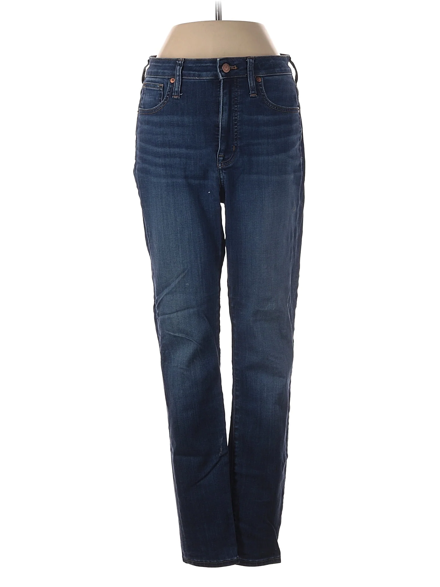 High-Rise Skinny Jeans in Dark Wash