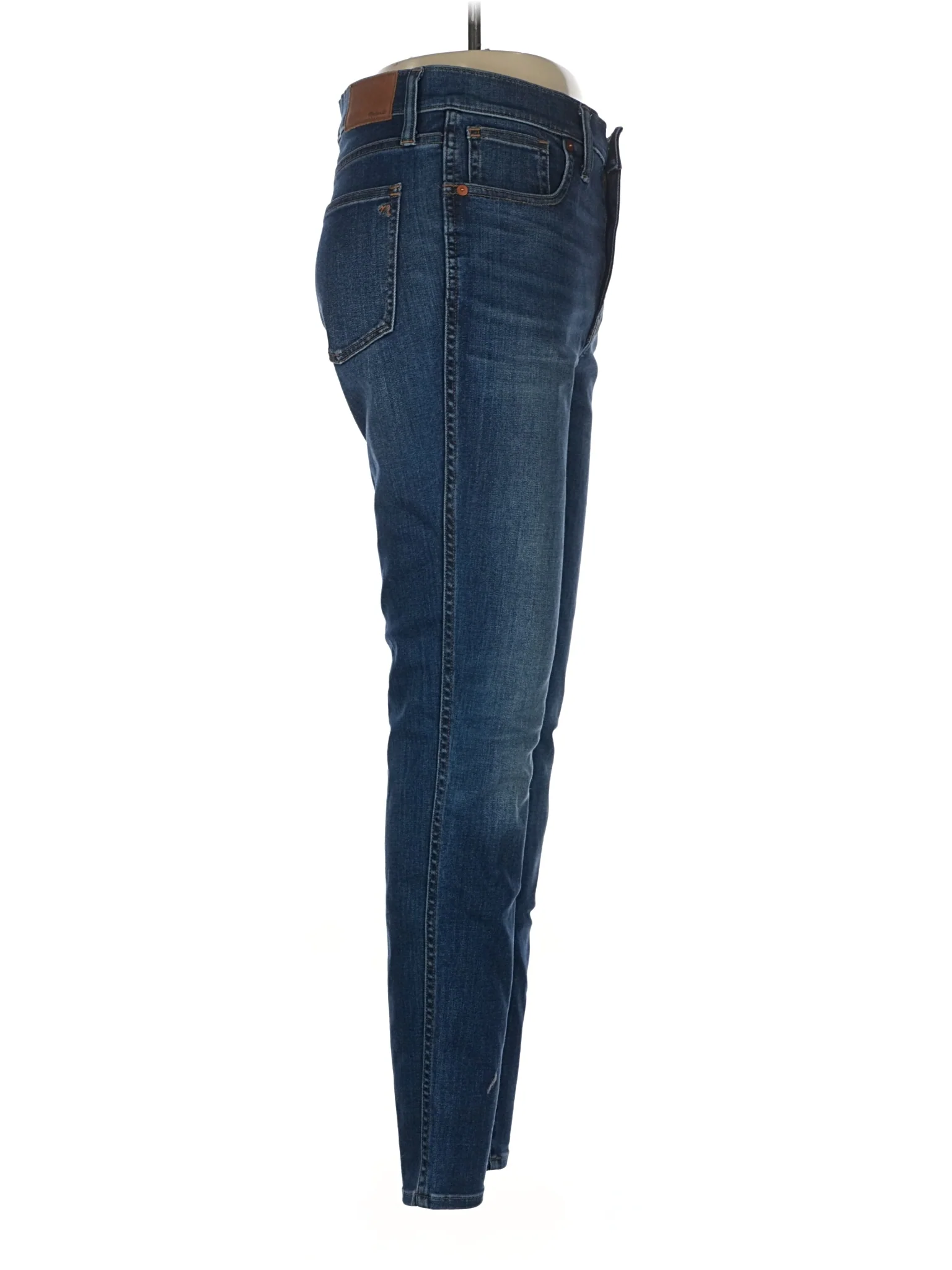 High-Rise Skinny Jeans in Dark Wash - Image 3