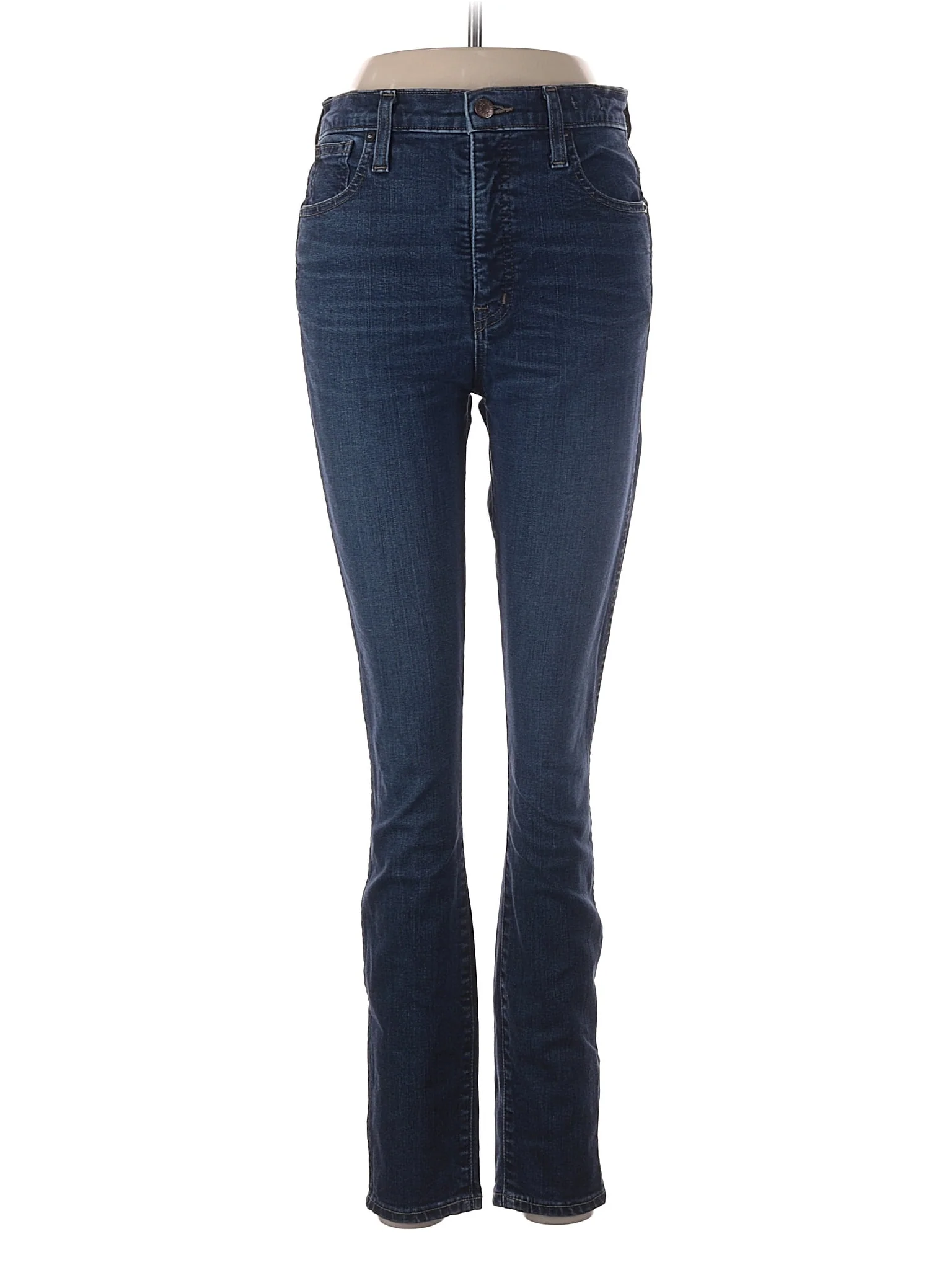 High-Rise Skinny Jeans in Dark Wash