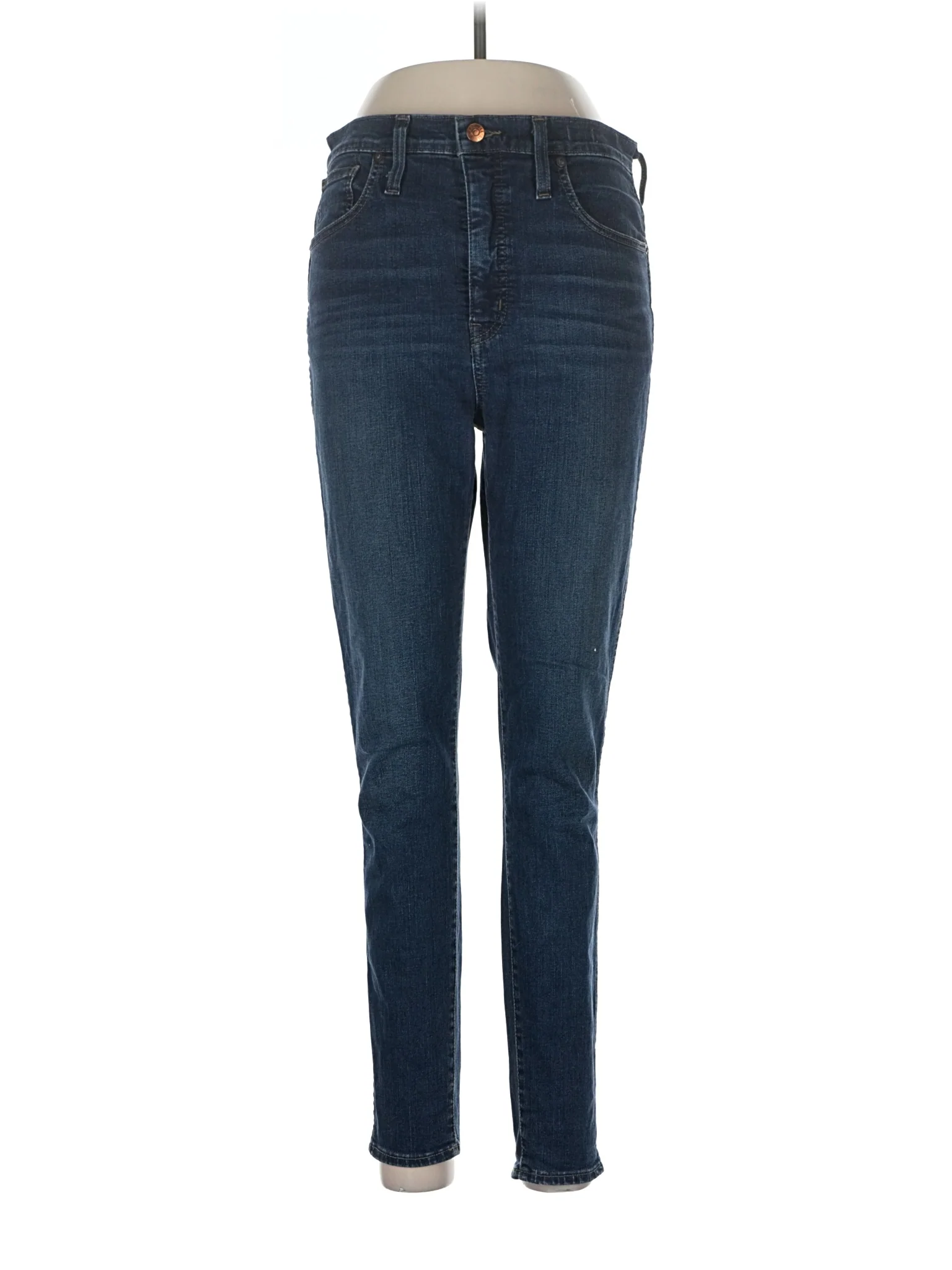 High-Rise Skinny Jeans in Dark Wash