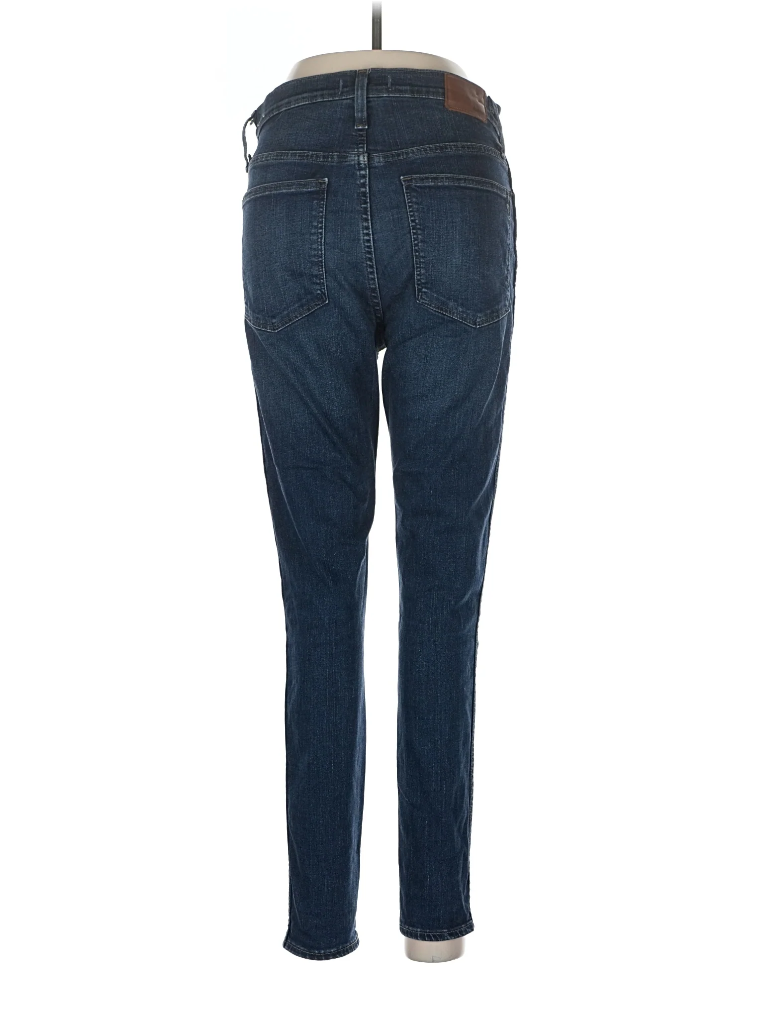 High-Rise Skinny Jeans in Dark Wash - Image 2