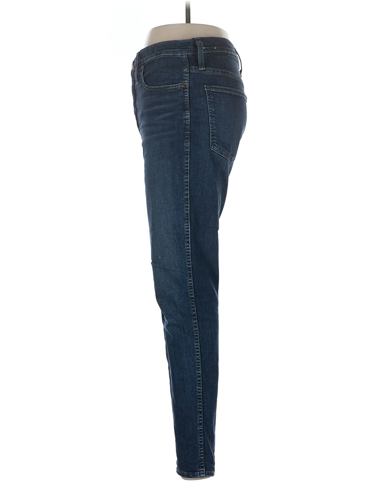 High-Rise Skinny Jeans in Dark Wash - Image 4