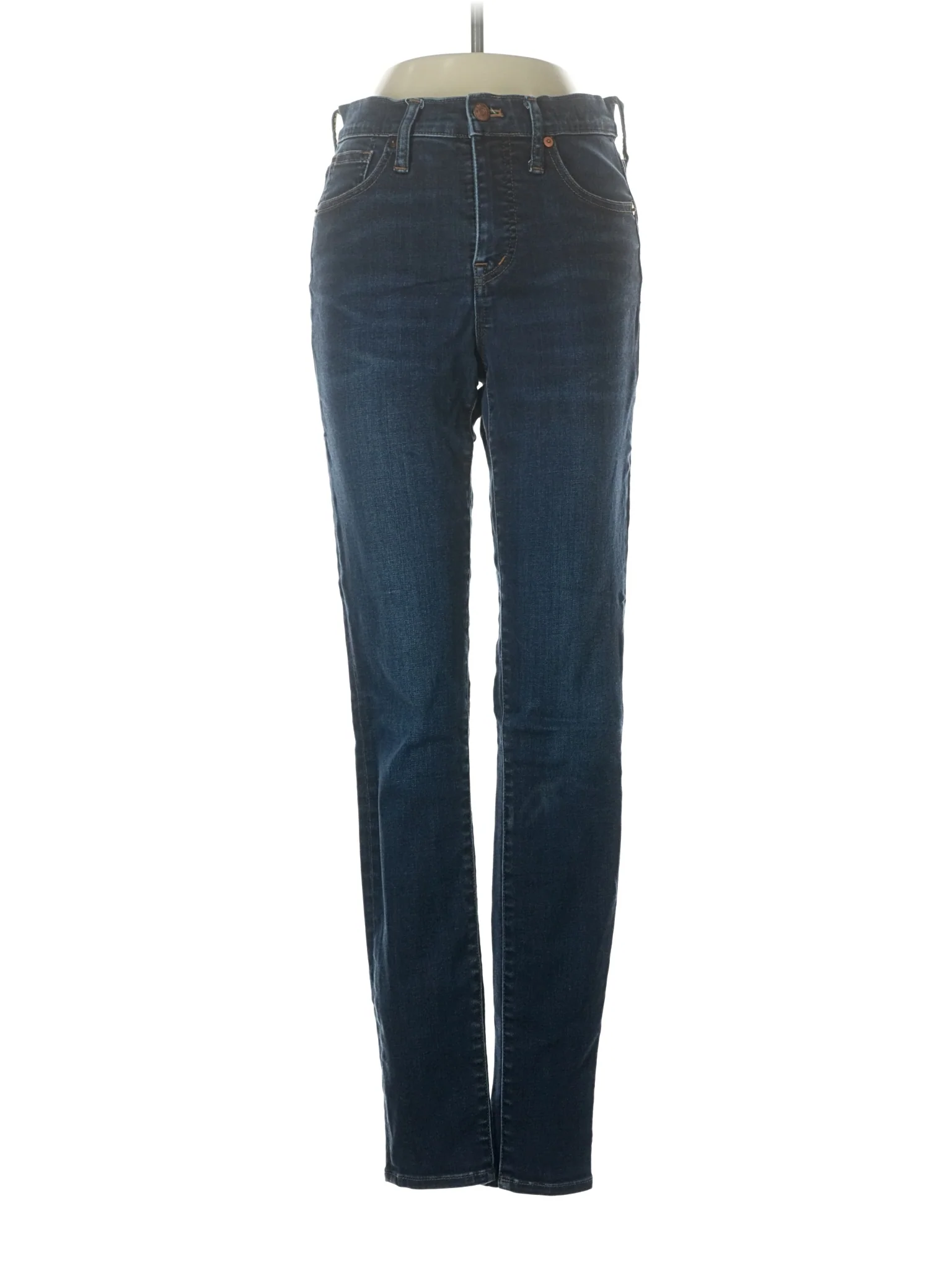 High-Rise Skinny Jeans in Dark Wash