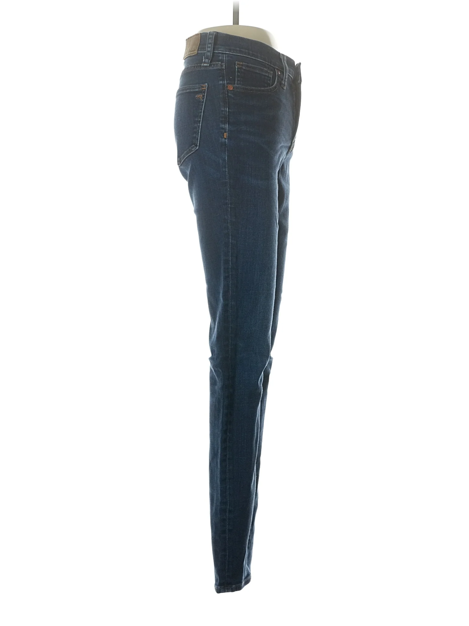 High-Rise Skinny Jeans in Dark Wash - Image 3