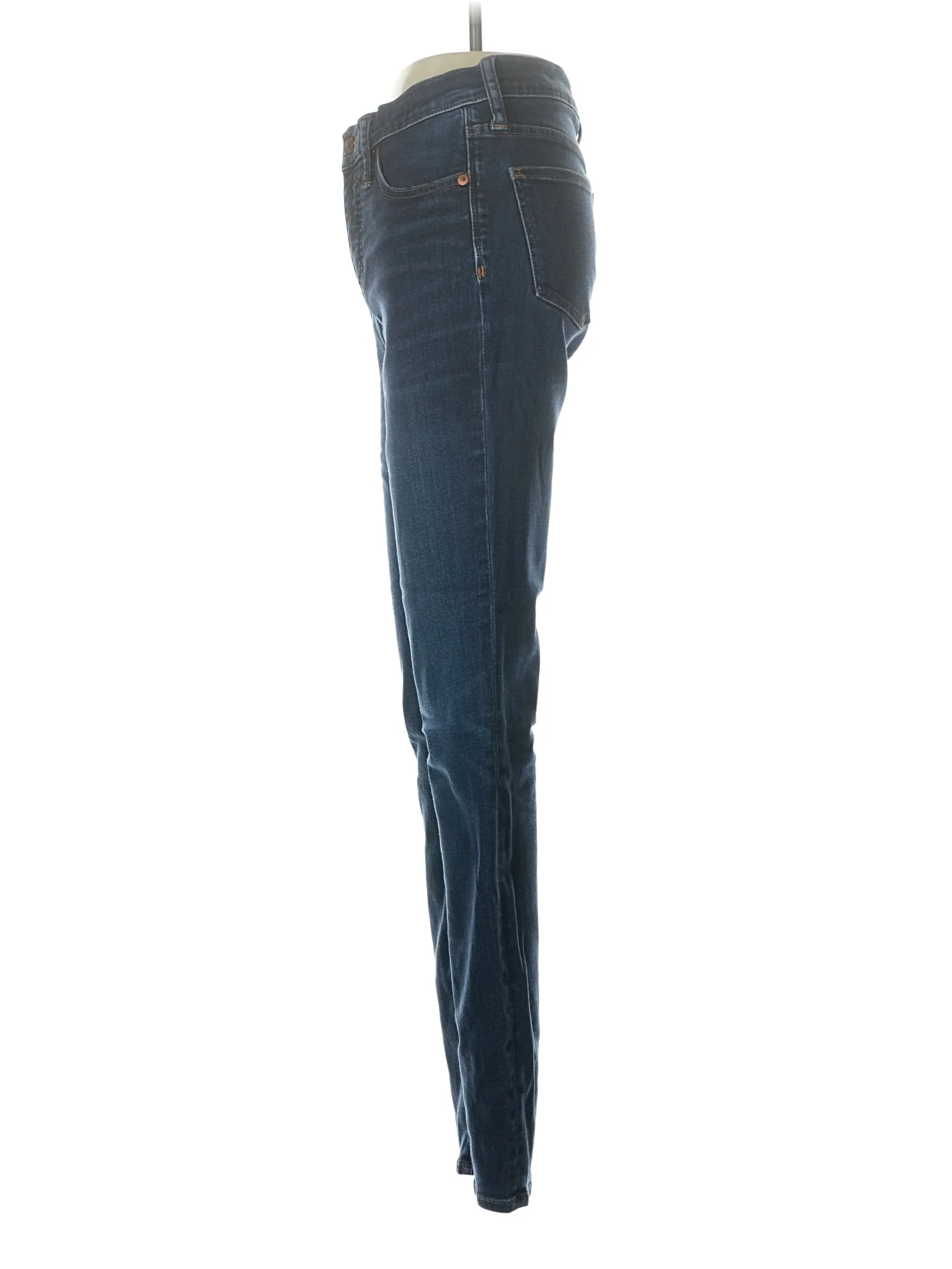High-Rise Skinny Jeans in Dark Wash - Image 4
