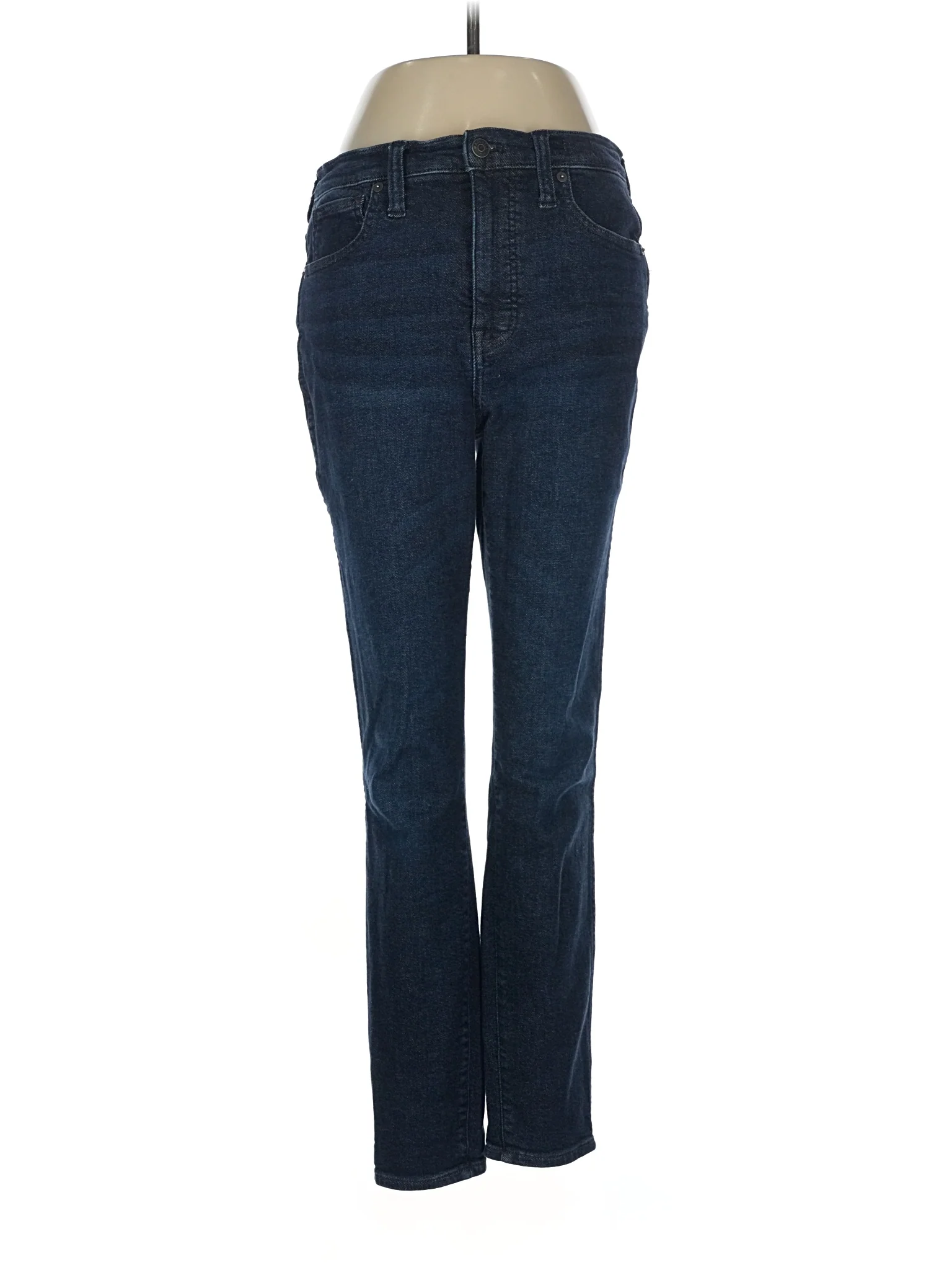 High-Rise Skinny Jeans in Dark Wash