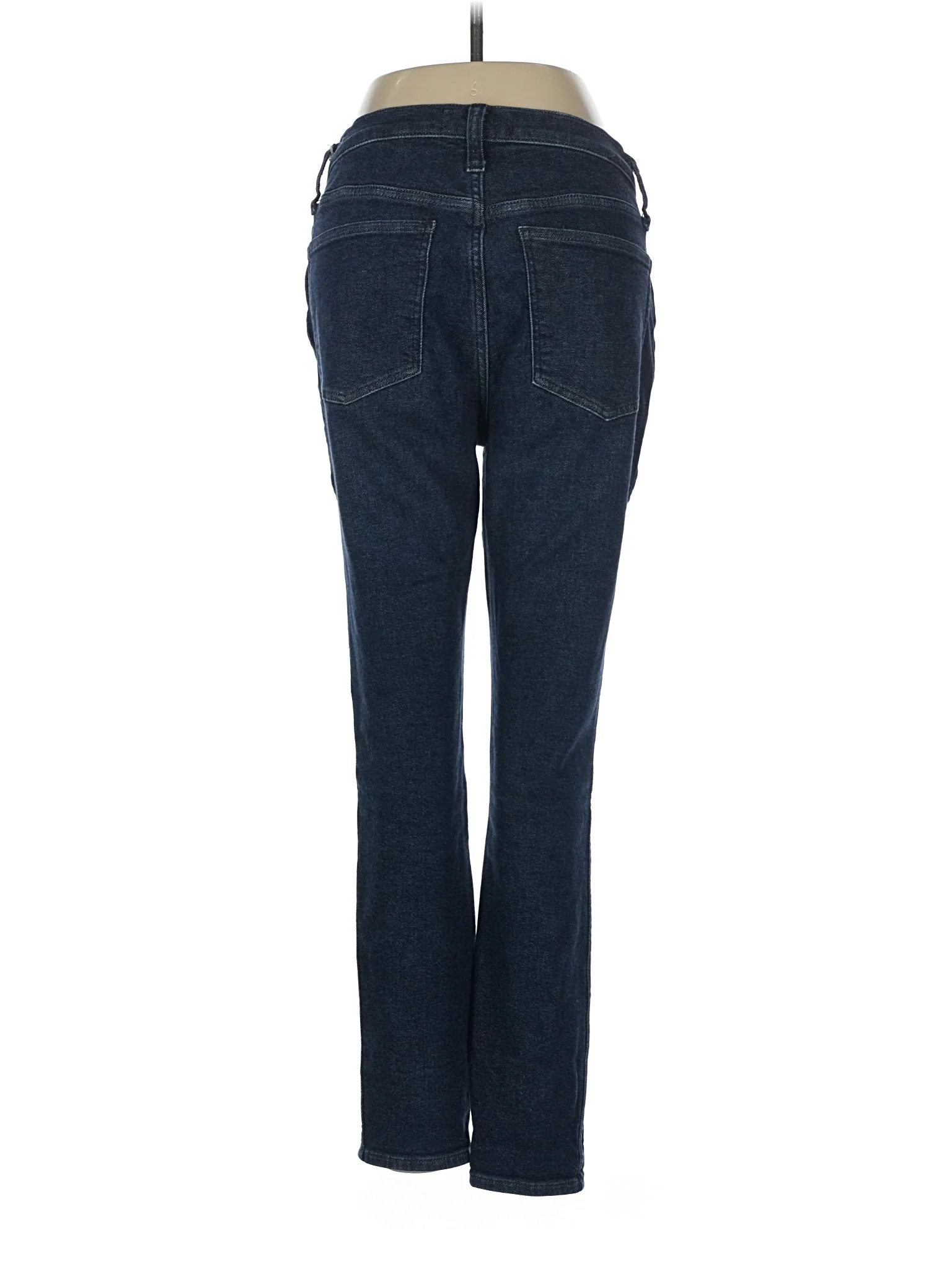High-Rise Skinny Jeans in Dark Wash - Image 2
