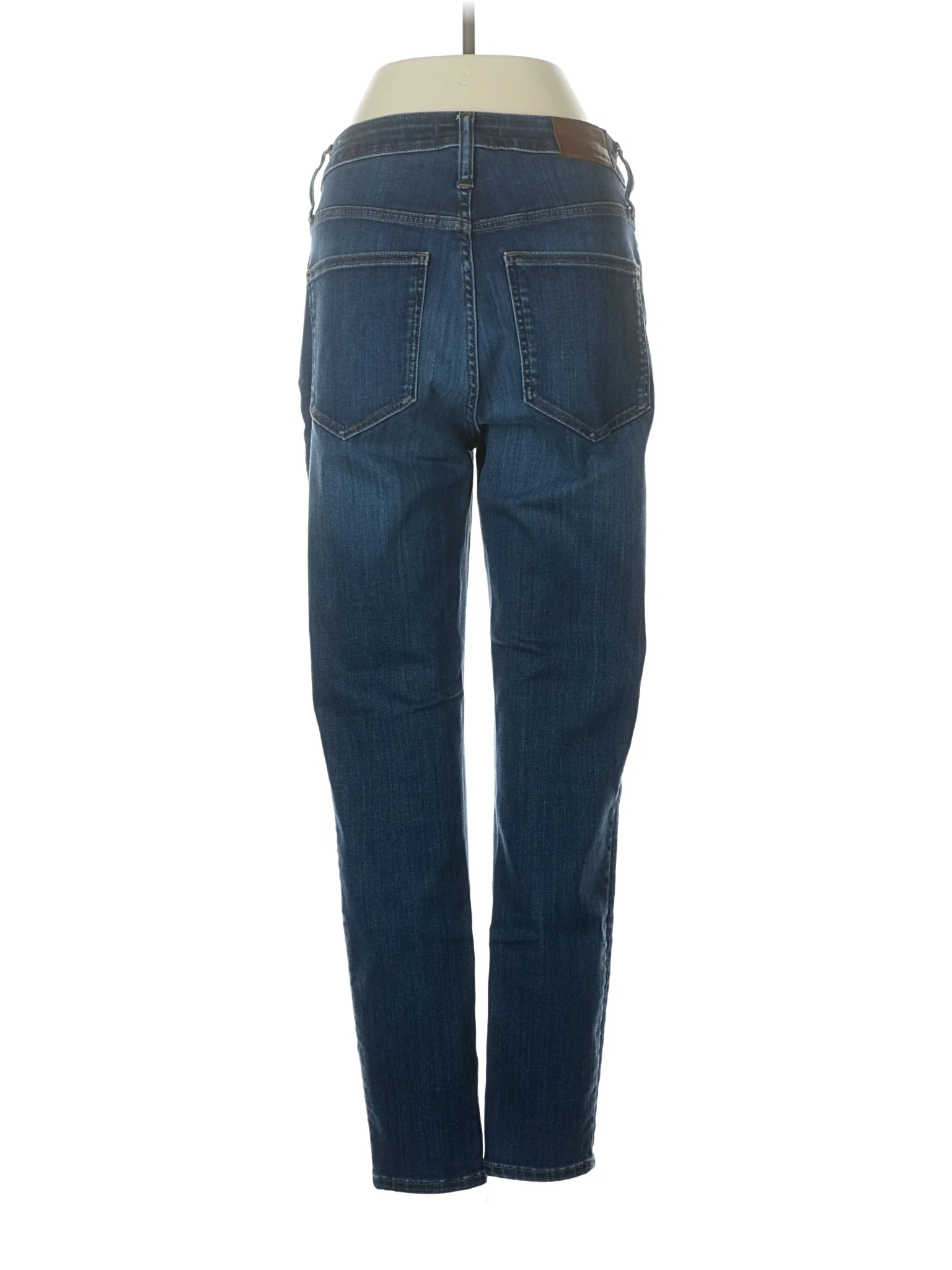 High-Rise Skinny Jeans in Dark Wash - Image 2