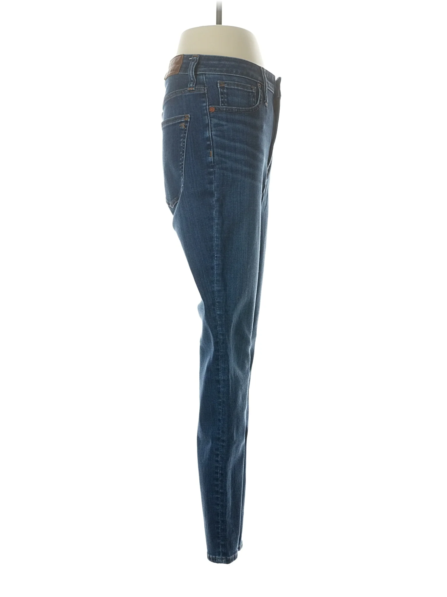 High-Rise Skinny Jeans in Dark Wash - Image 3
