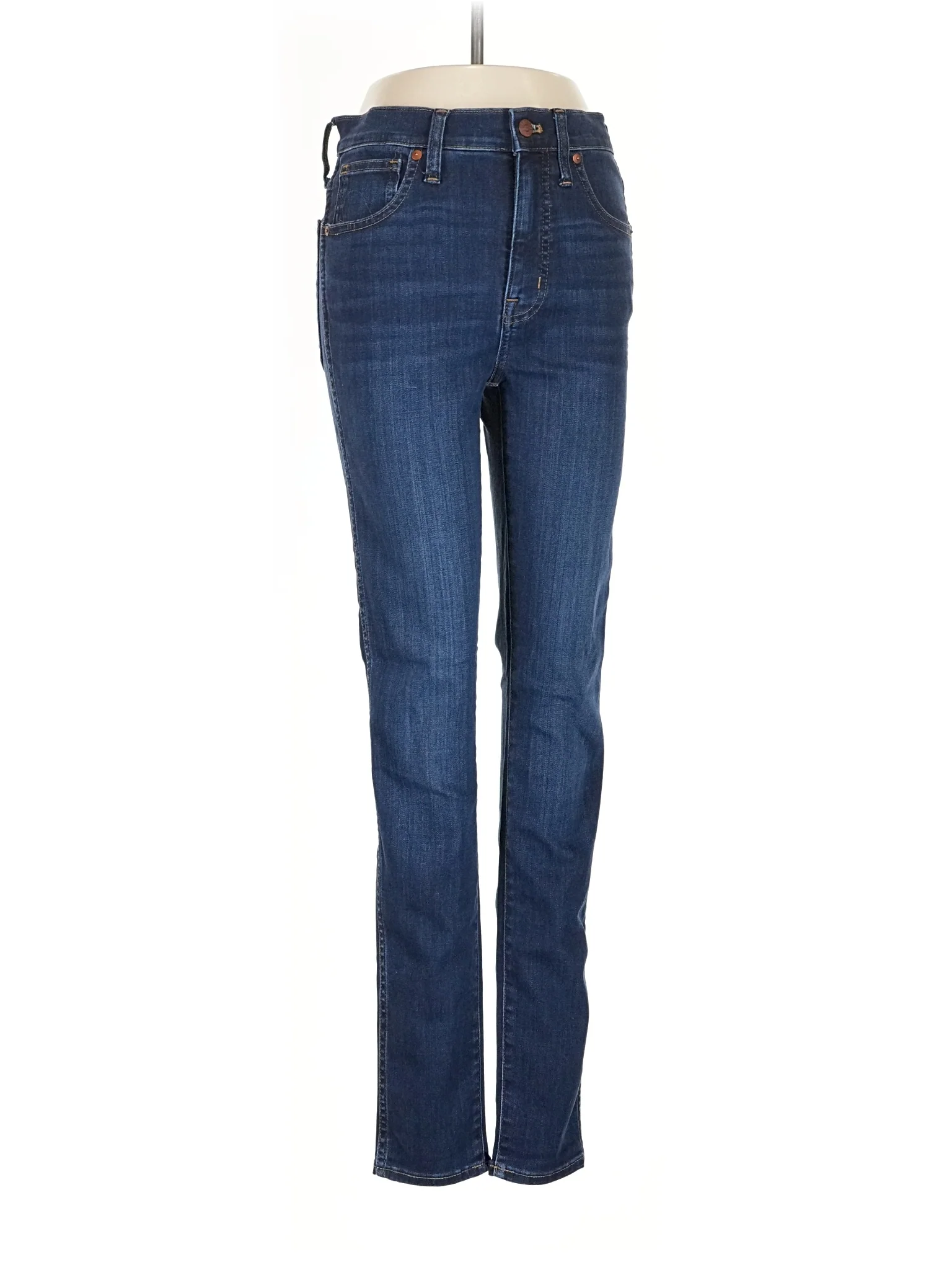 High-Rise Skinny Jeans in Dark Wash