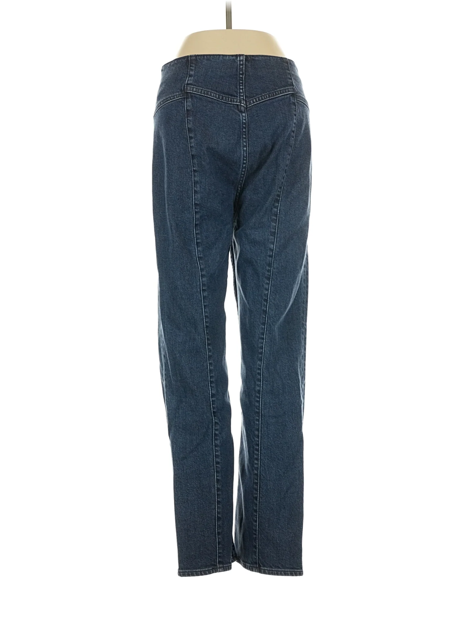 High-Rise Skinny Jeans in Dark Wash - Image 2