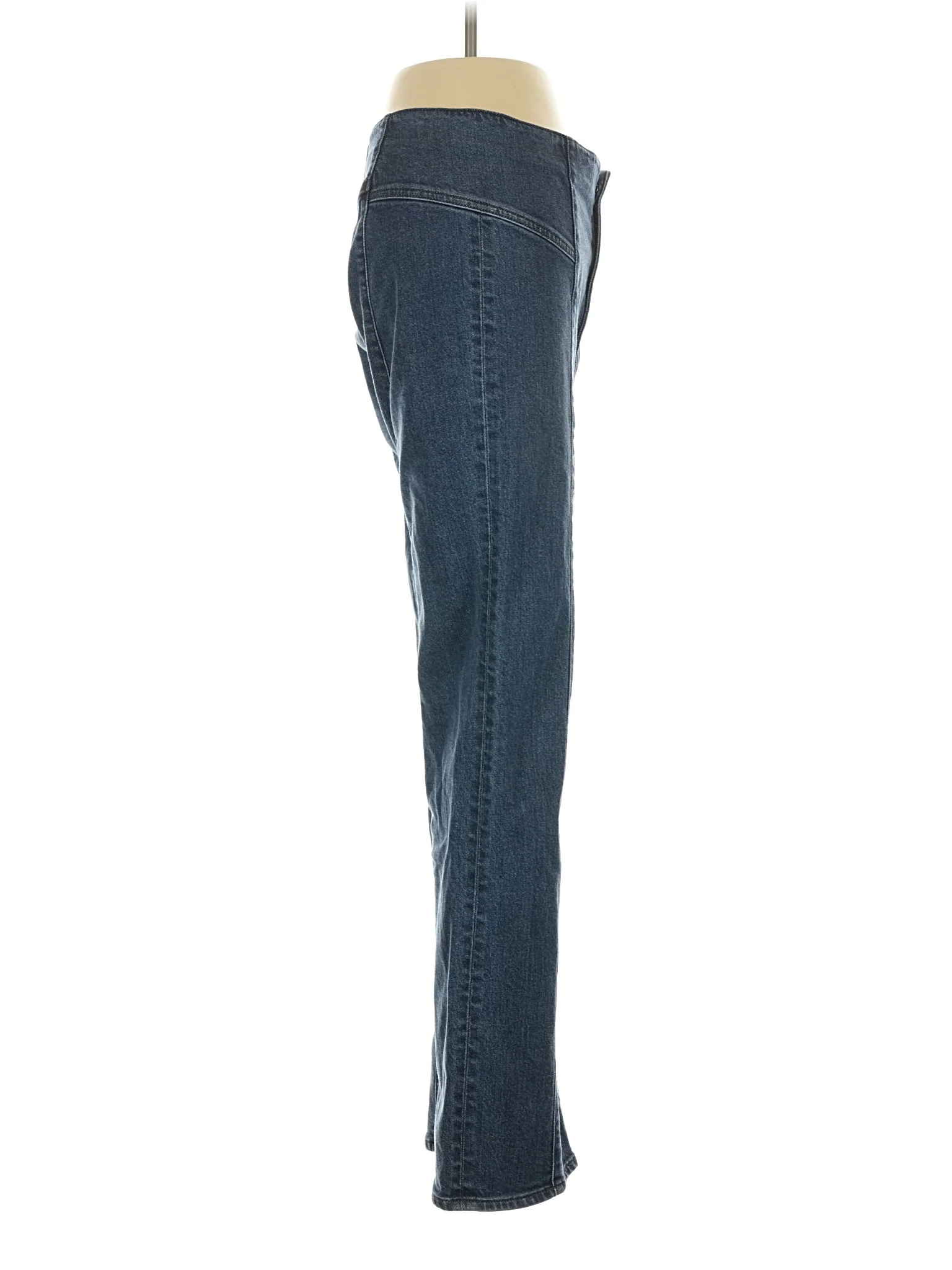 High-Rise Skinny Jeans in Dark Wash - Image 3