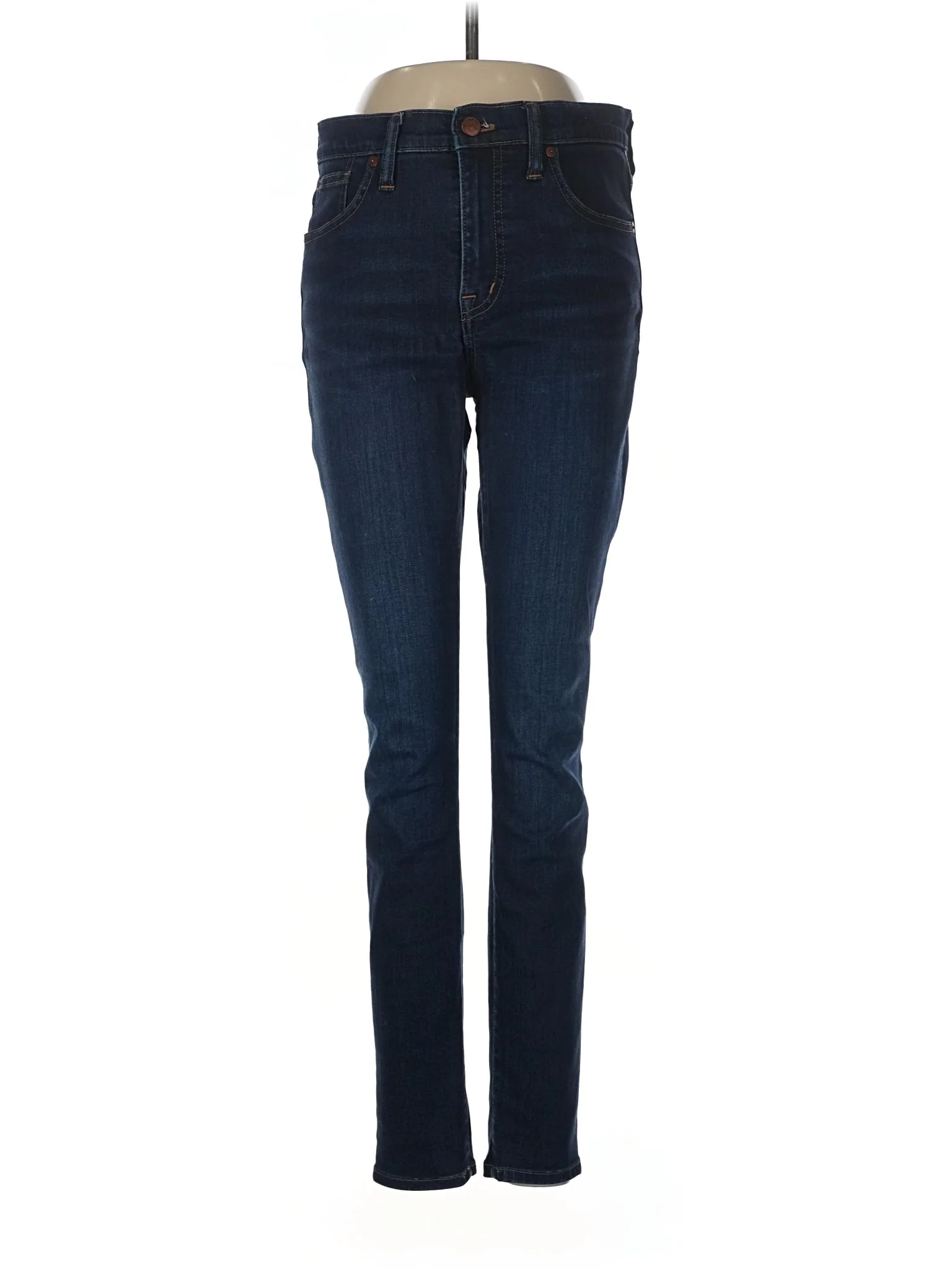 High-Rise Skinny Jeans in Dark Wash