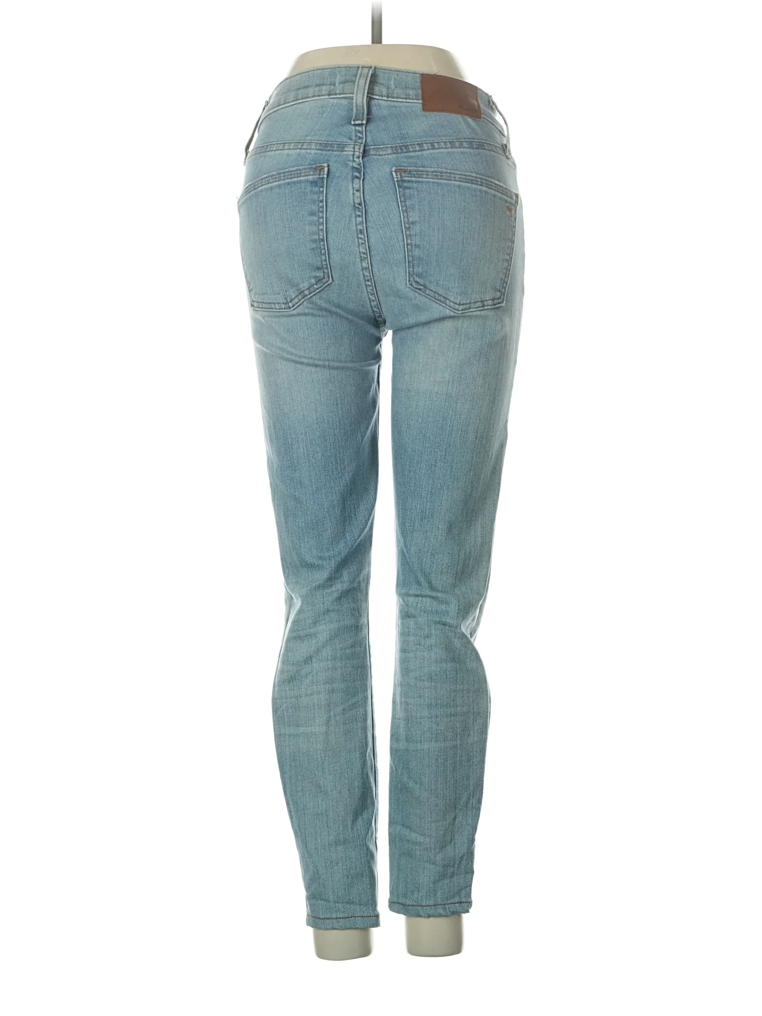 High-Rise Skinny Jeans in Light Wash - Image 2