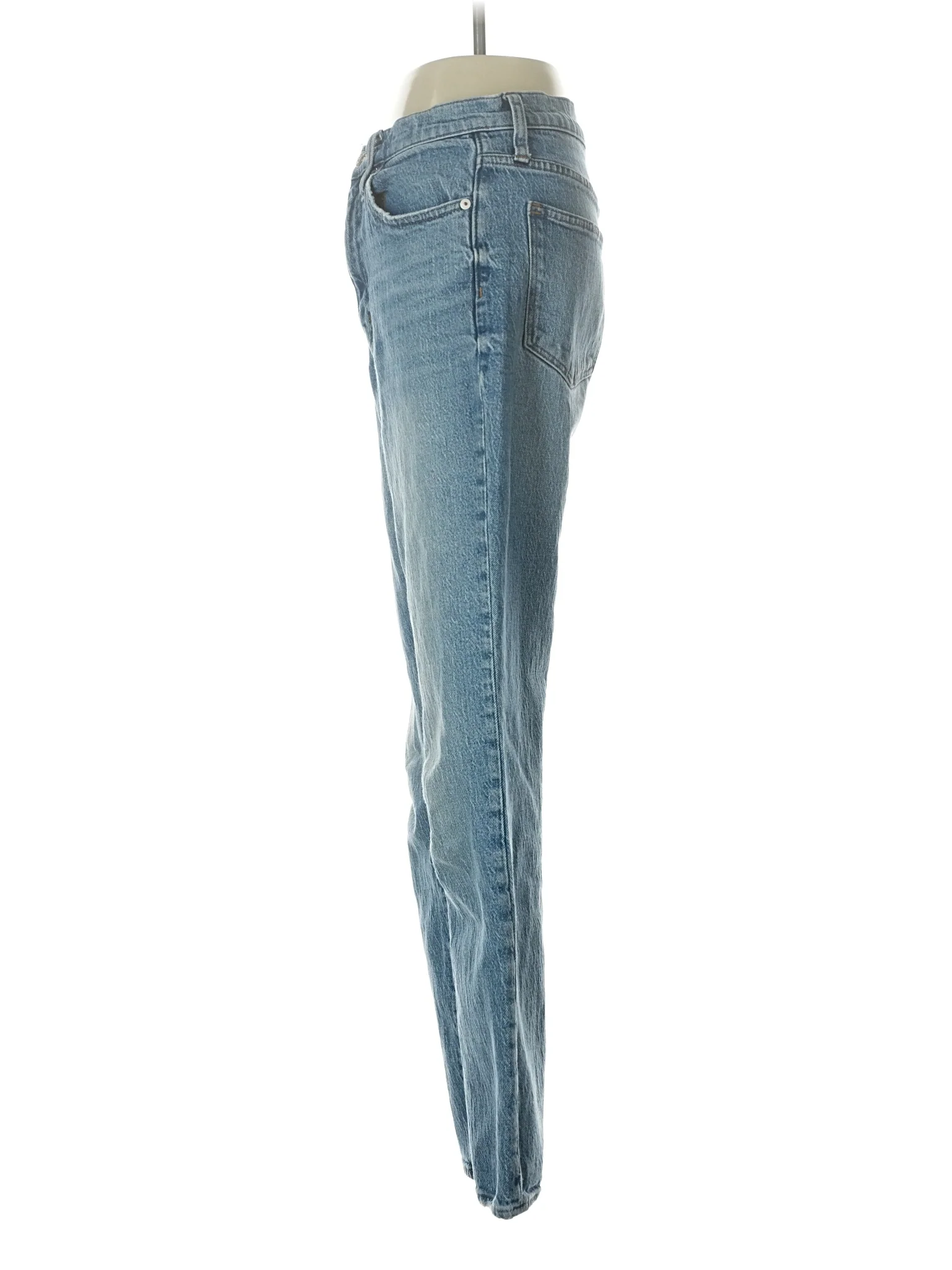 High-Rise Skinny Jeans in Medium Wash - Image 4