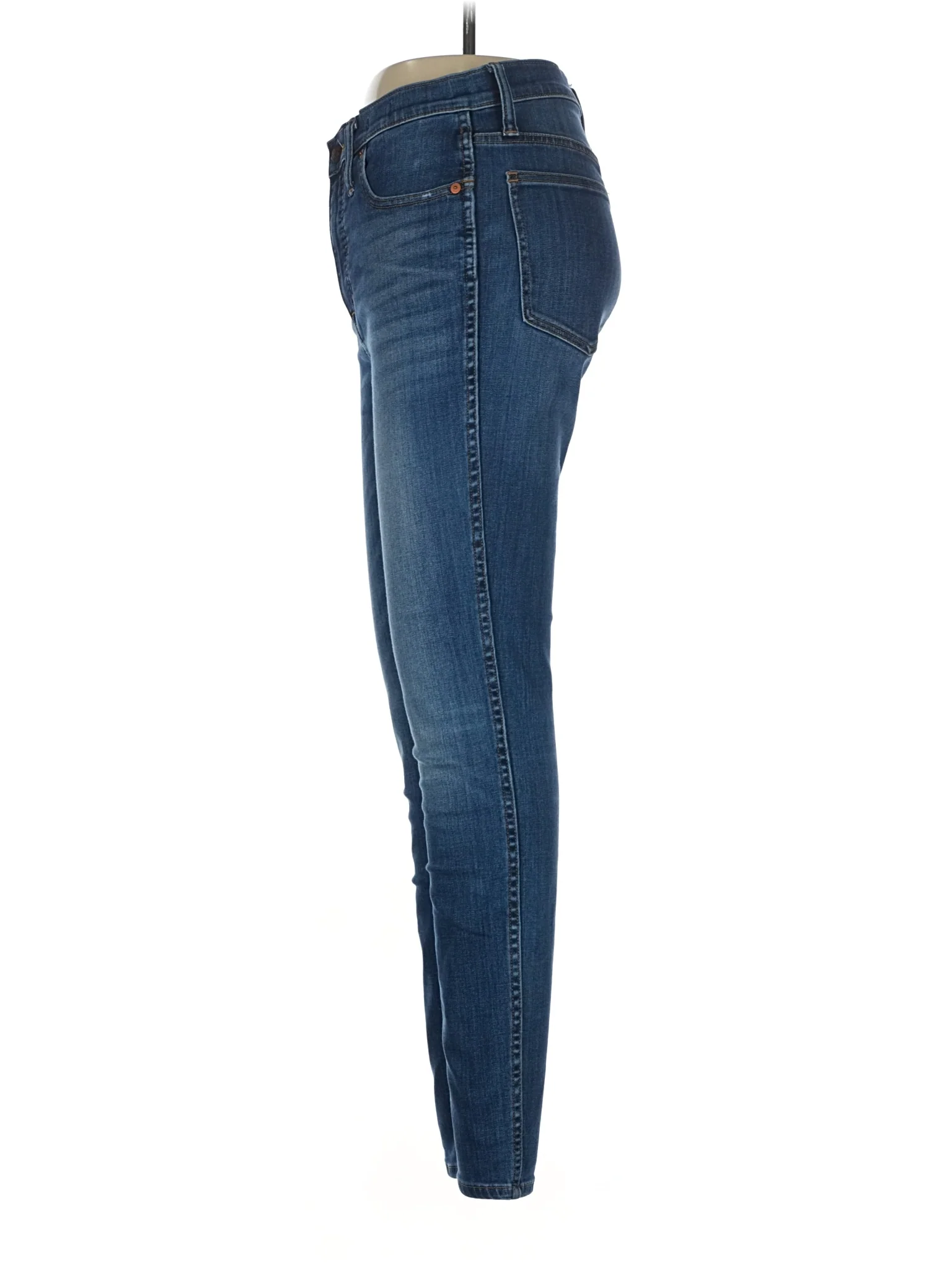 High-Rise Skinny Jeans in Medium Wash - Image 4