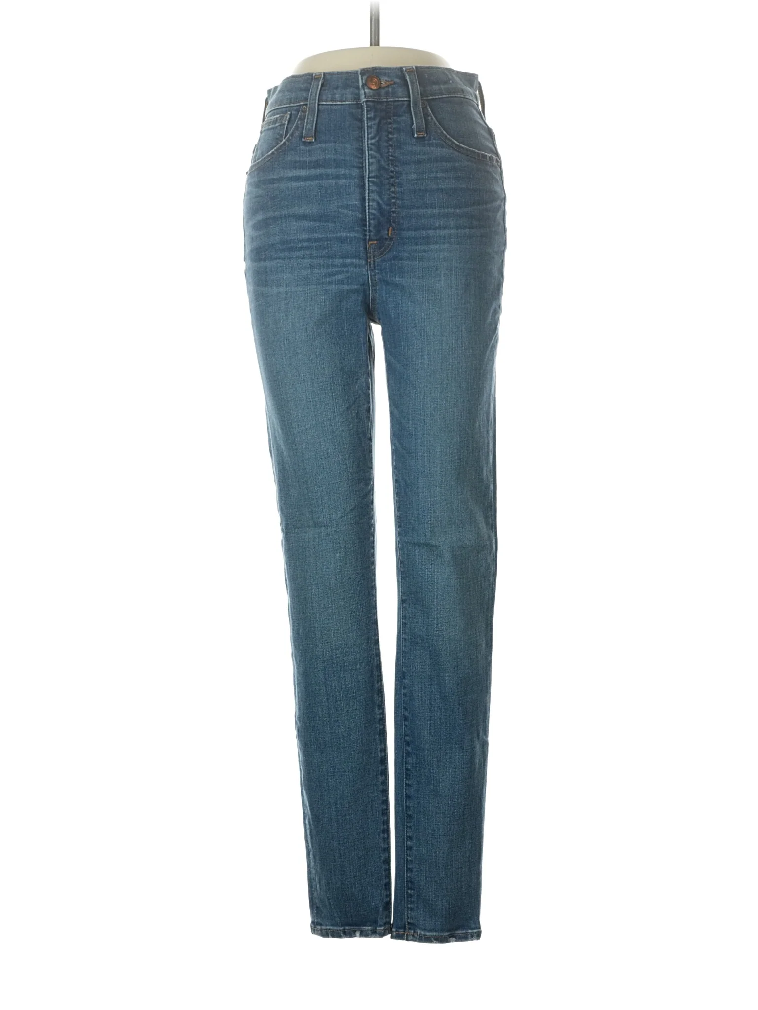 High-Rise Skinny Jeans in Medium Wash