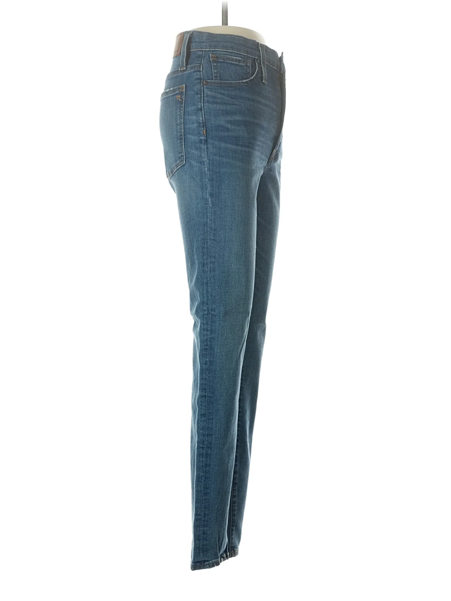 High-Rise Skinny Jeans in Medium Wash - Image 3