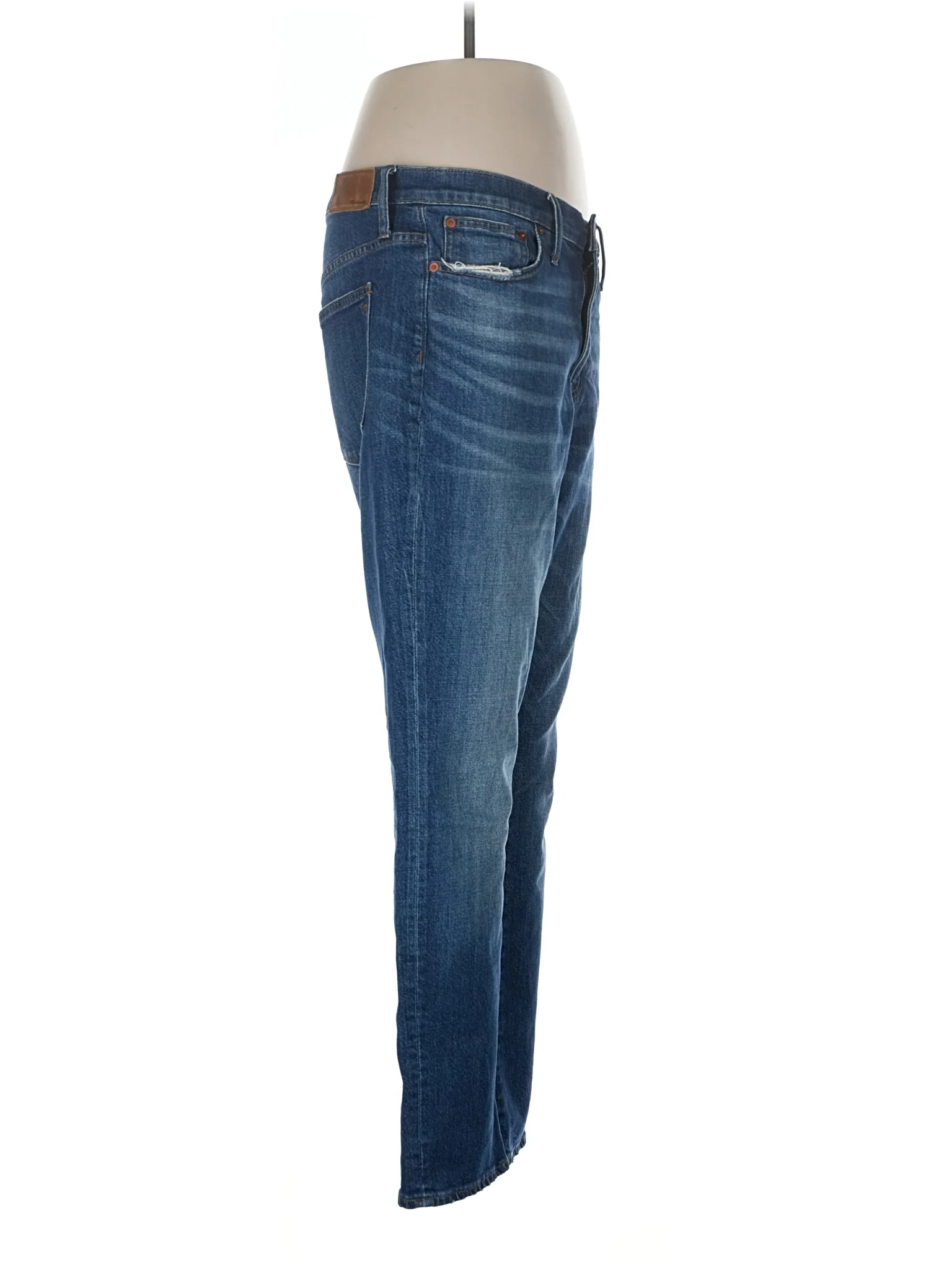 High-Rise Skinny Jeans in Medium Wash - Image 3