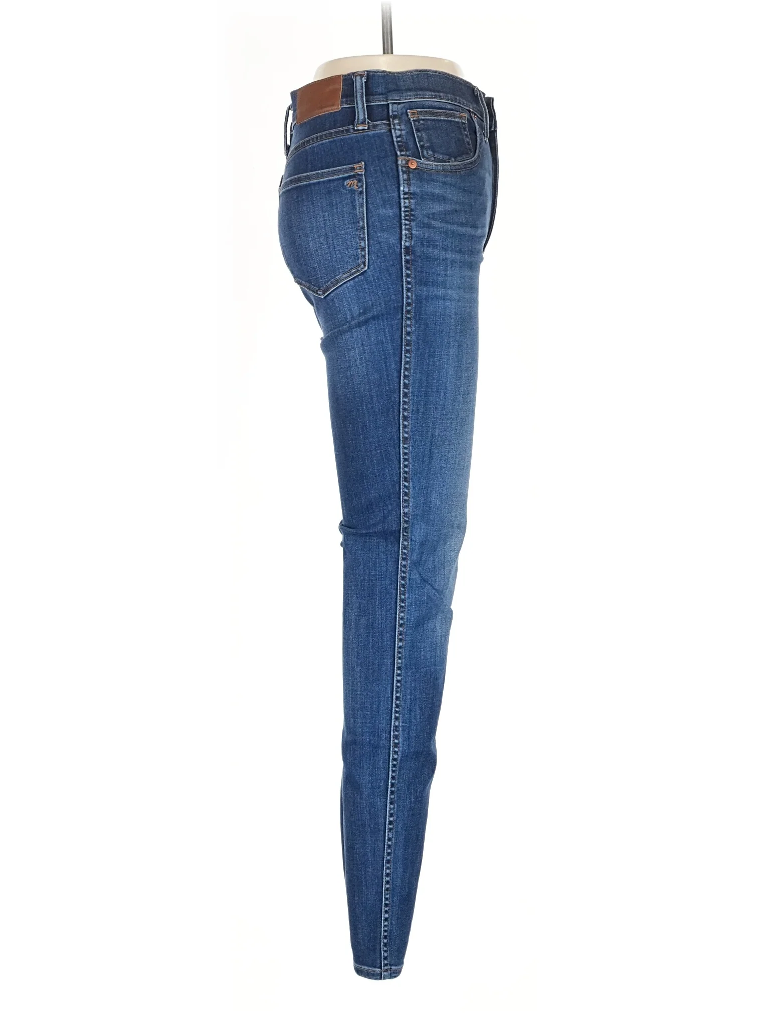 High-Rise Skinny Jeans in Medium Wash - Image 3