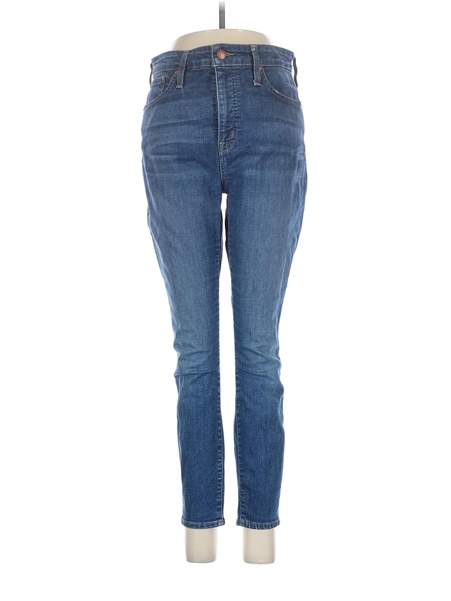 High-Rise Skinny Jeans in Medium Wash