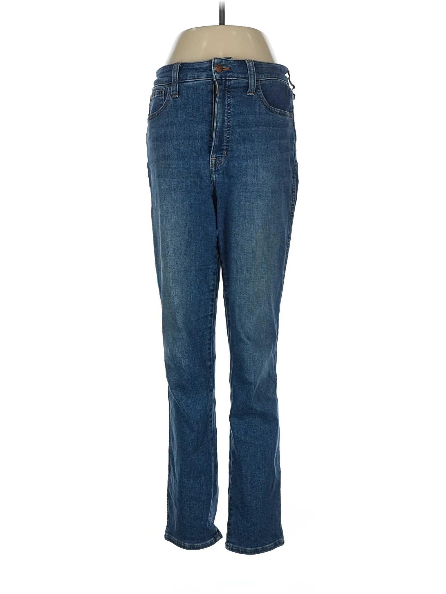 High-Rise Skinny Jeans in Medium Wash