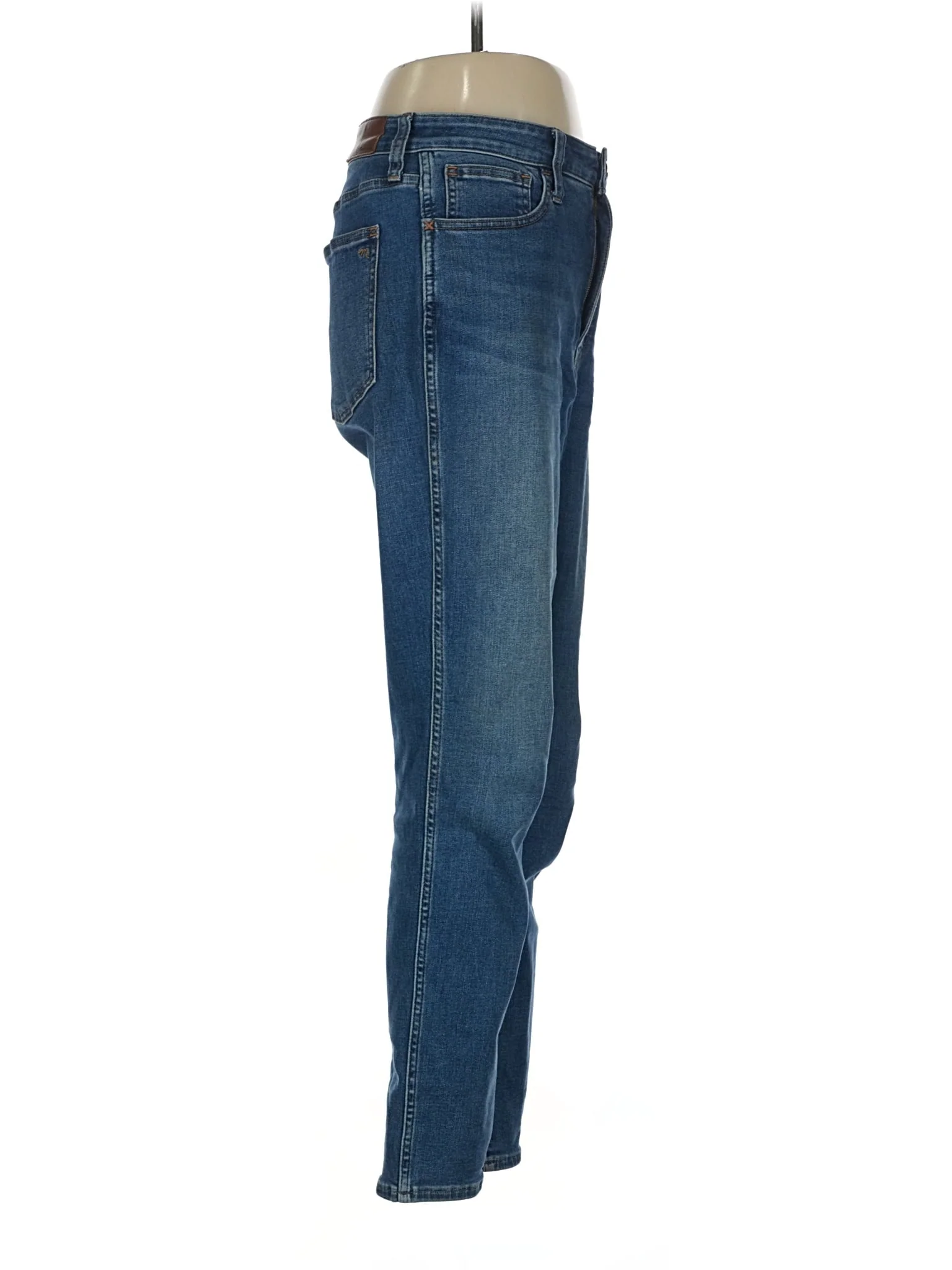High-Rise Skinny Jeans in Medium Wash - Image 3