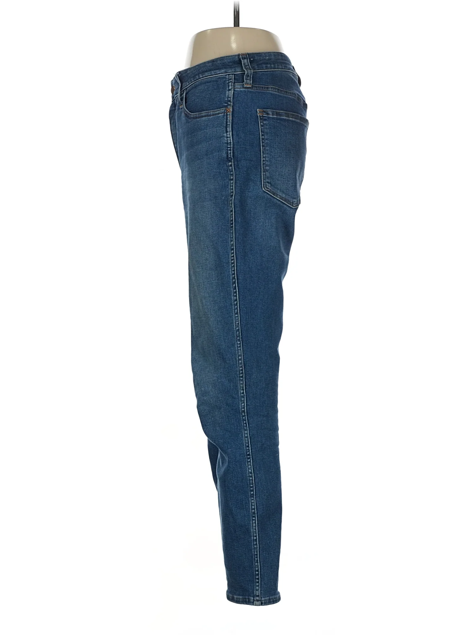 High-Rise Skinny Jeans in Medium Wash - Image 4