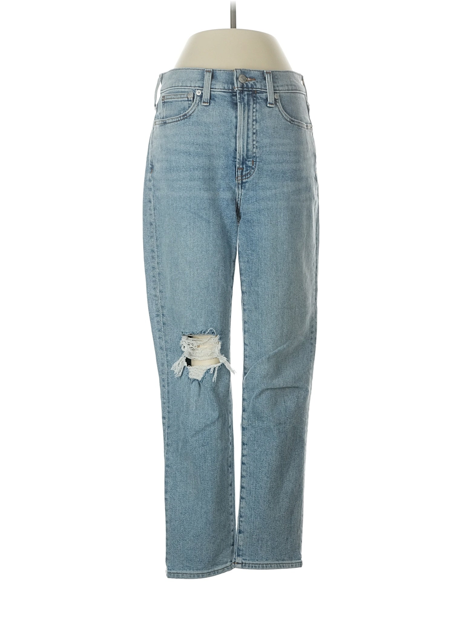 High-Rise Straight-leg Jeans
