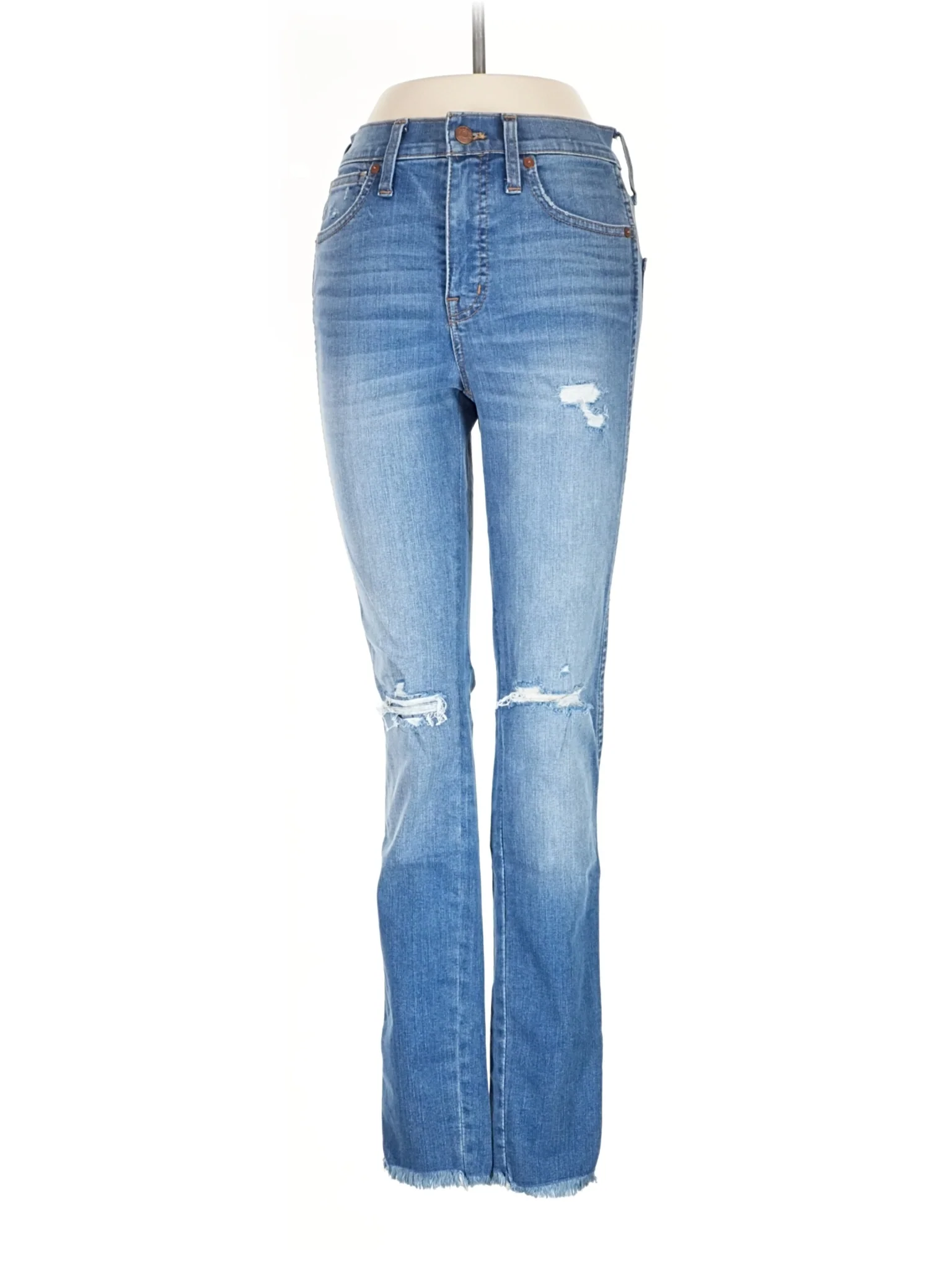High-Rise Straight-leg Jeans