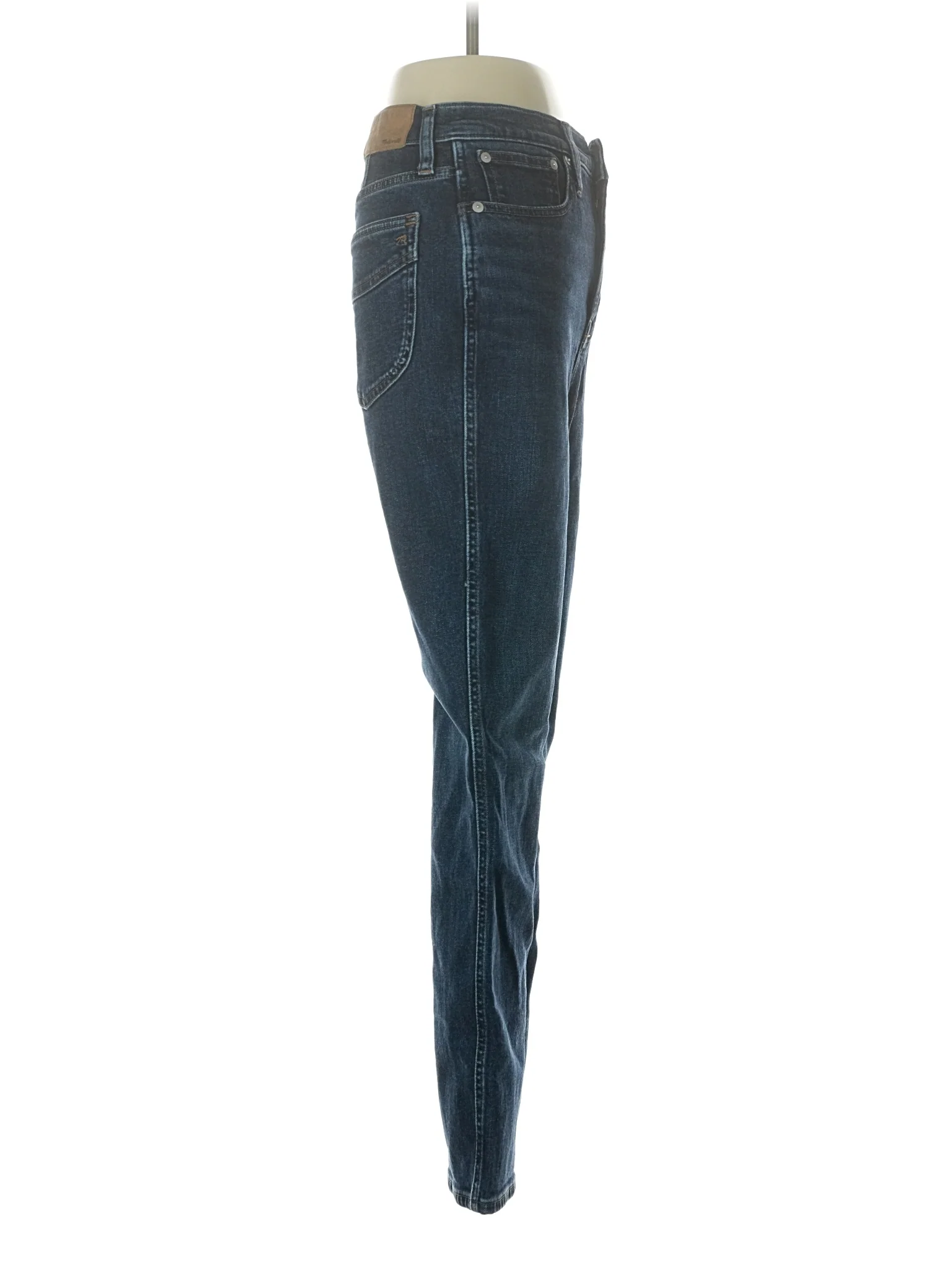 High-Rise Straight-leg Jeans in Dark Wash - Image 3