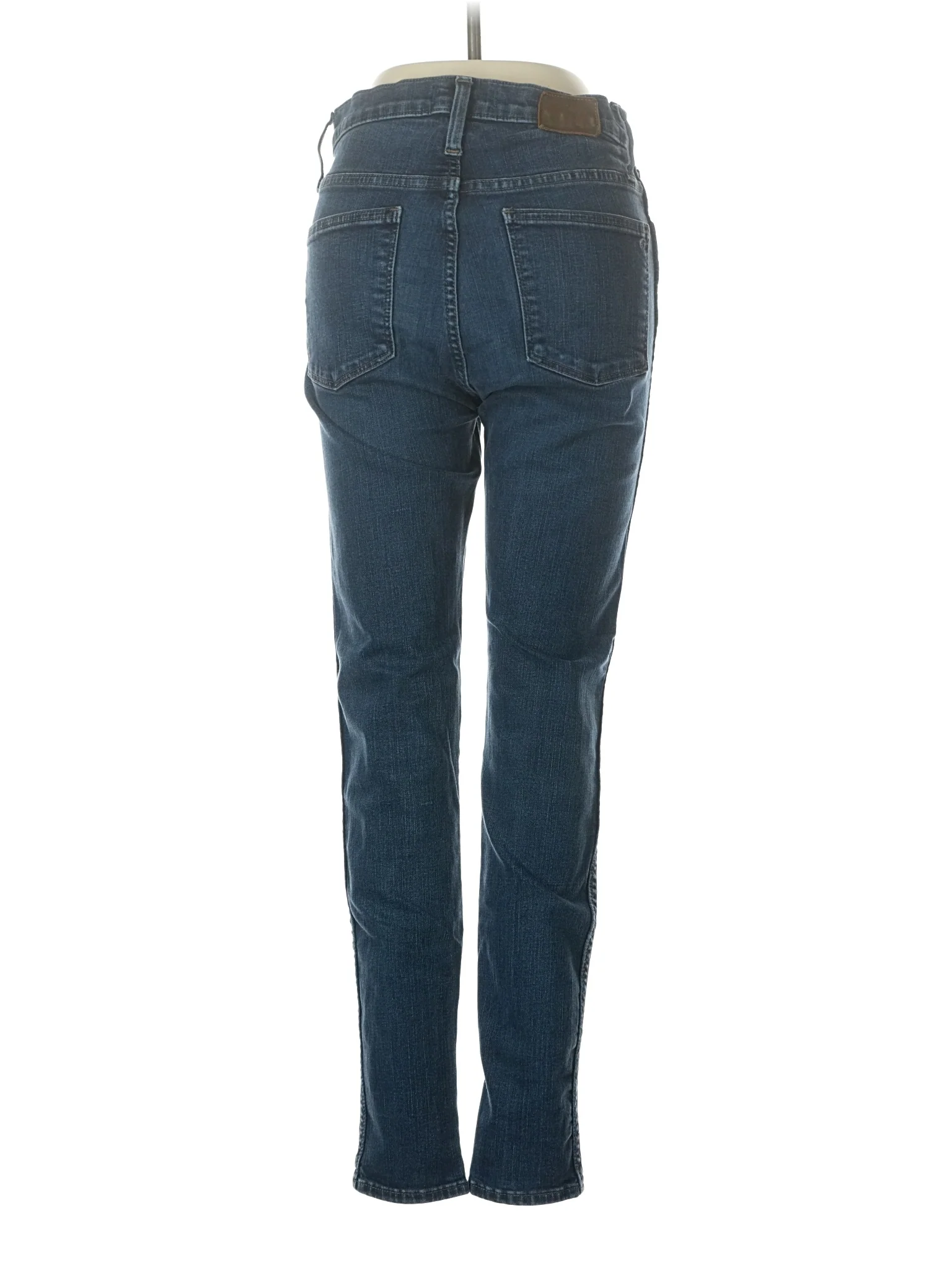 High-Rise Straight-leg Jeans in Dark Wash - Image 2
