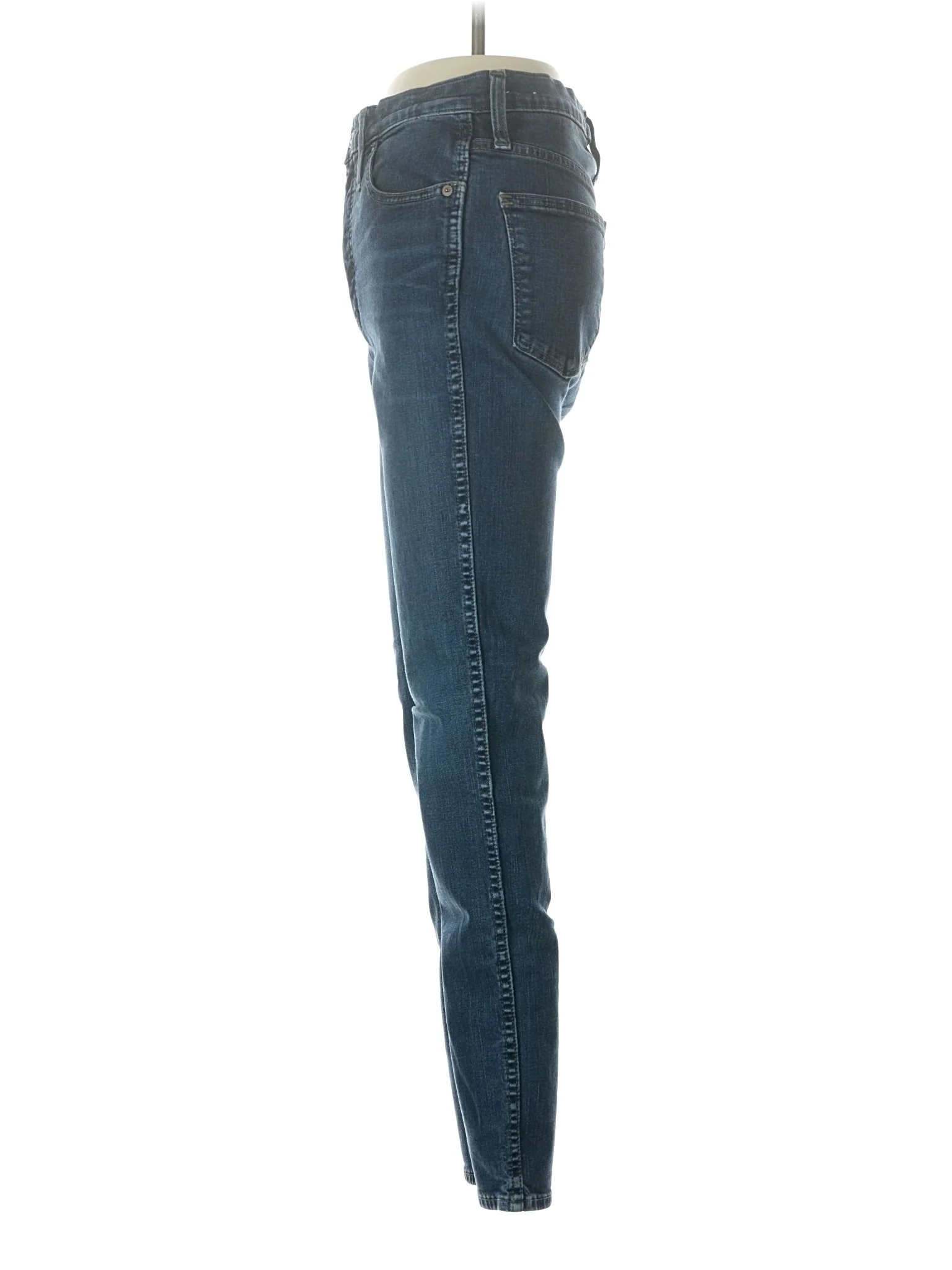 High-Rise Straight-leg Jeans in Dark Wash - Image 4