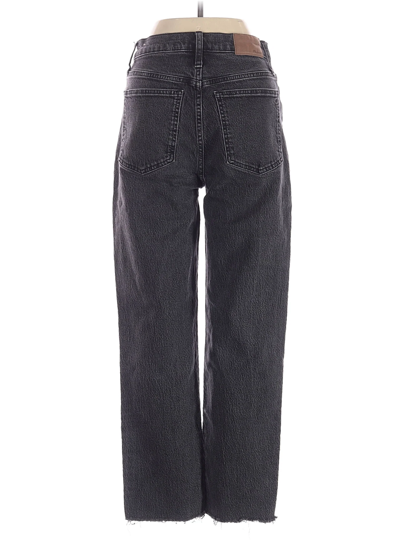 High-Rise Straight-leg Jeans in Dark Wash - Image 2