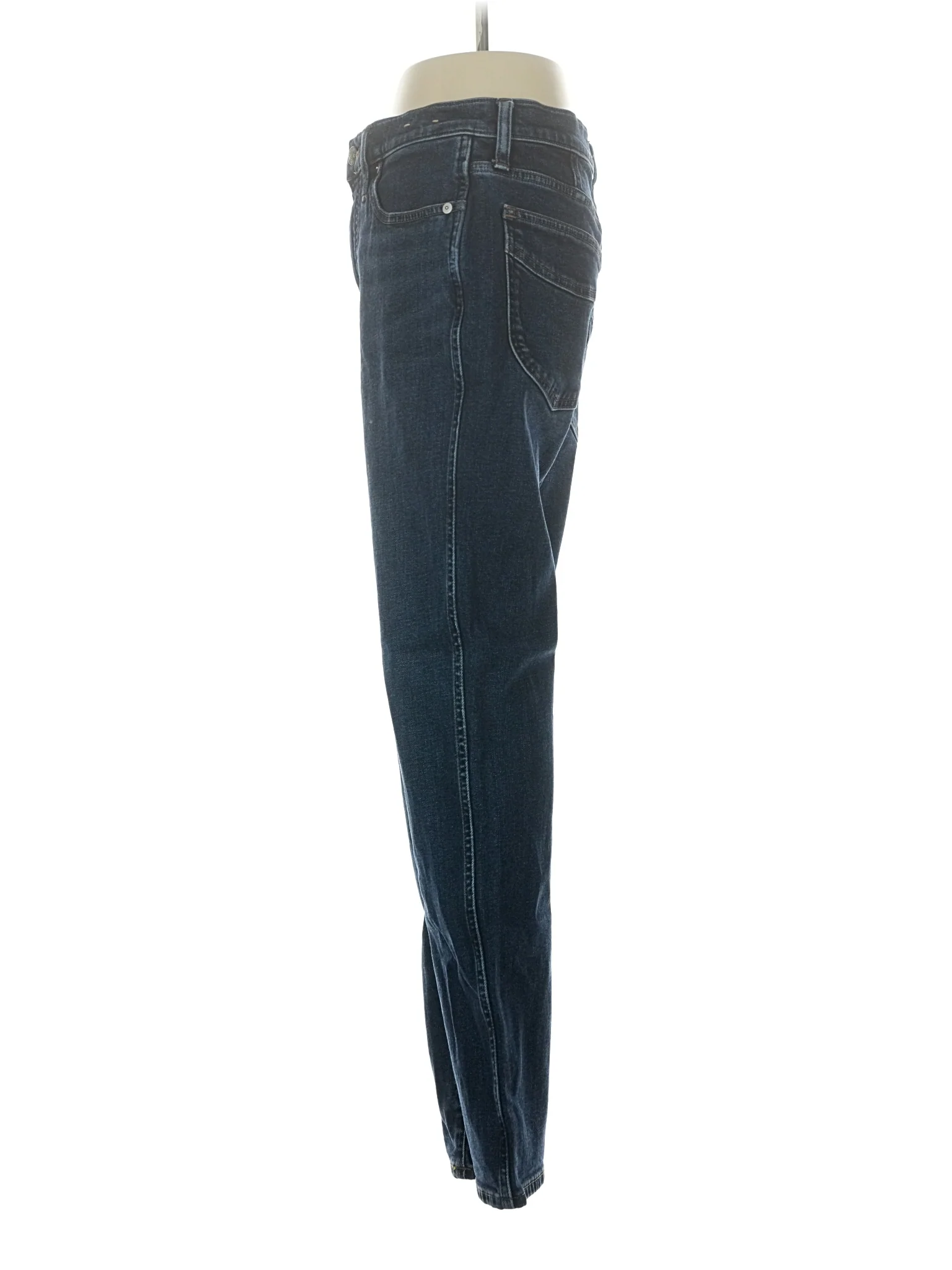 High-Rise Straight-leg Jeans in Dark Wash - Image 4