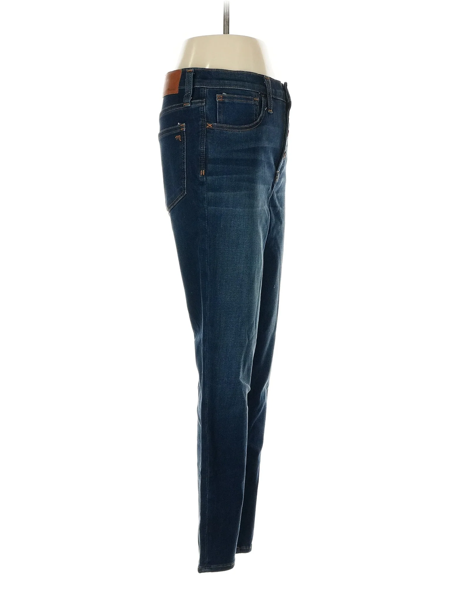 High-Rise Straight-leg Jeans in Dark Wash - Image 3