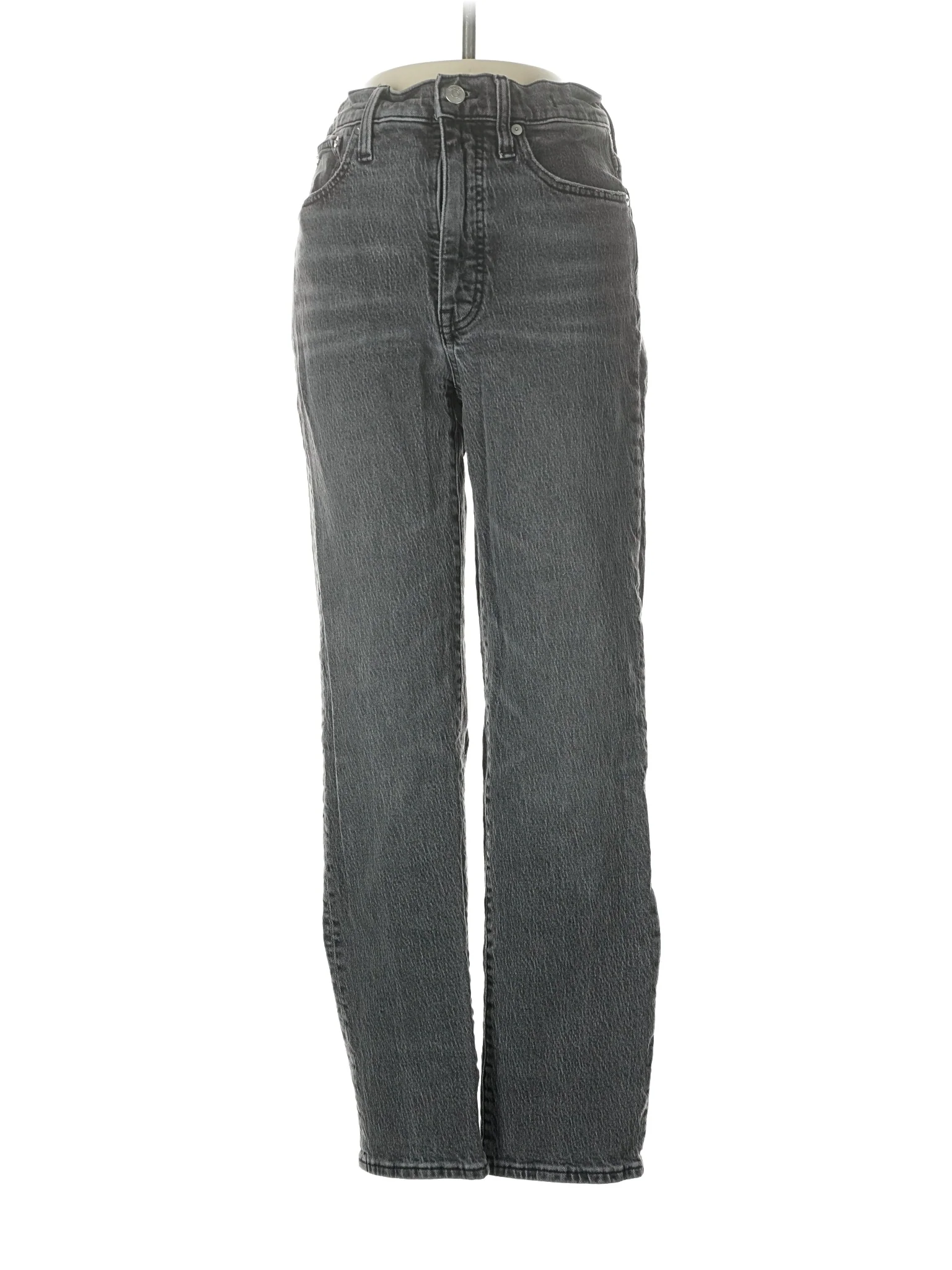 High-Rise Straight-leg Jeans in Light Wash