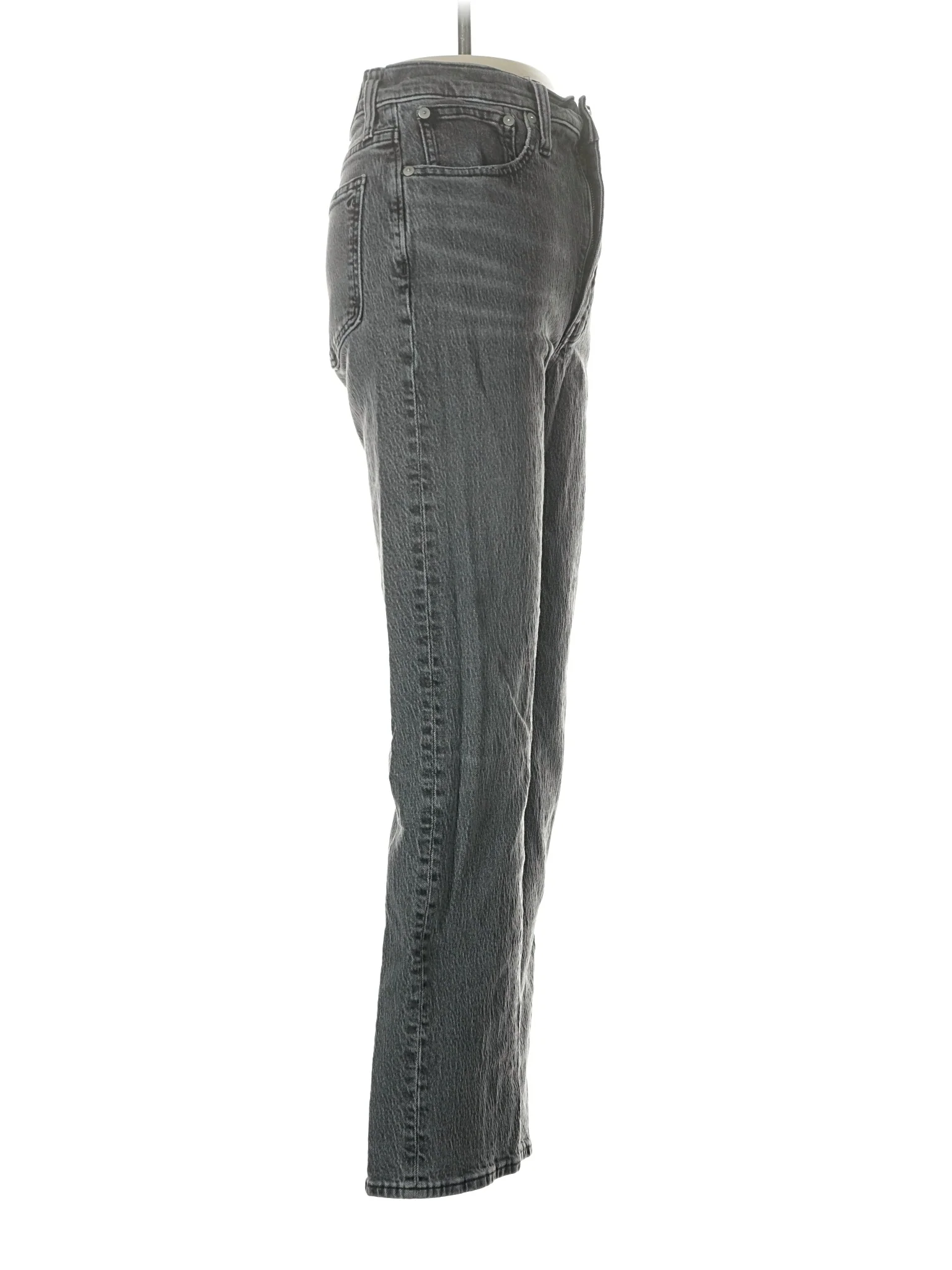 High-Rise Straight-leg Jeans in Light Wash - Image 3