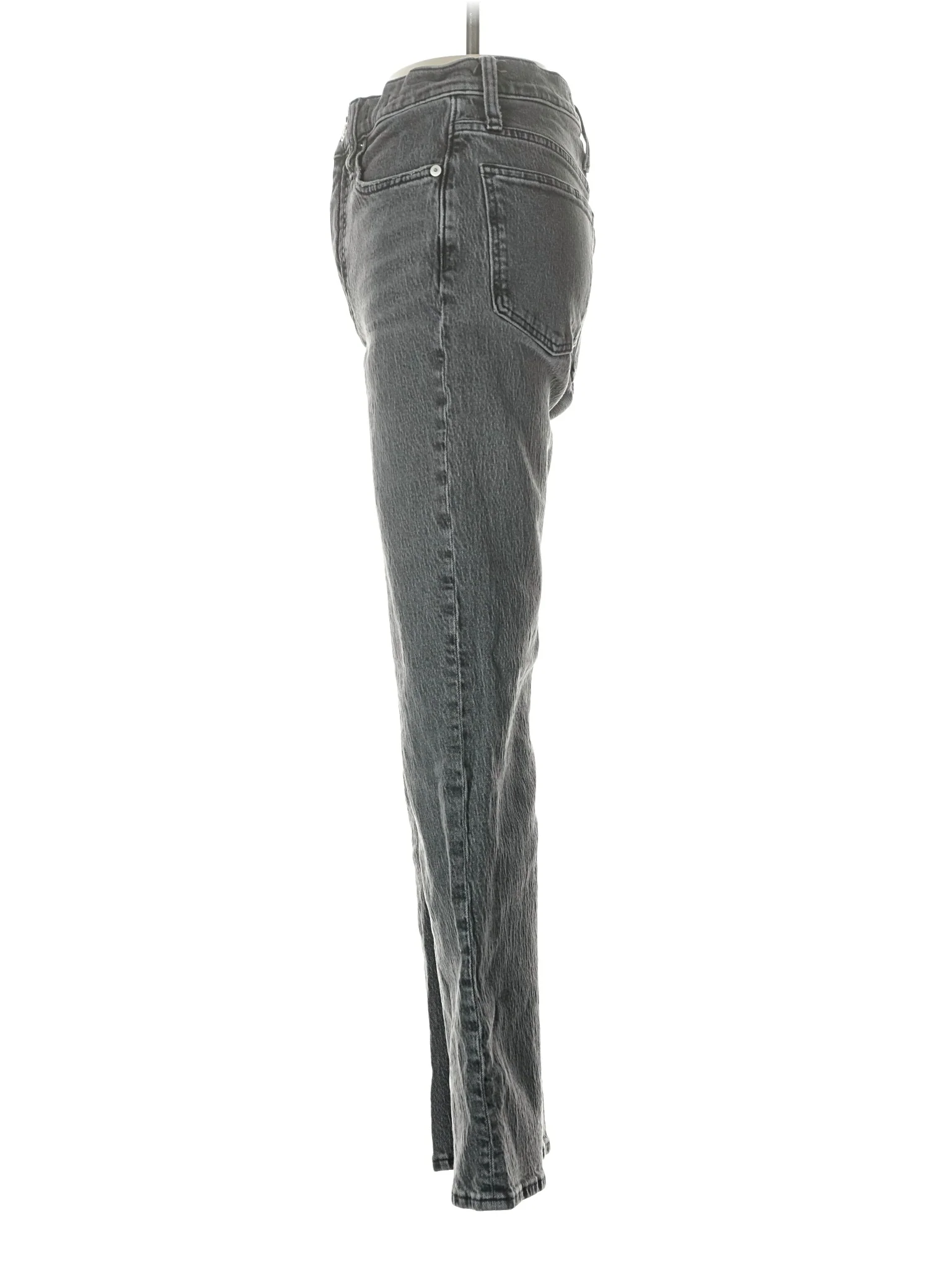 High-Rise Straight-leg Jeans in Light Wash - Image 4