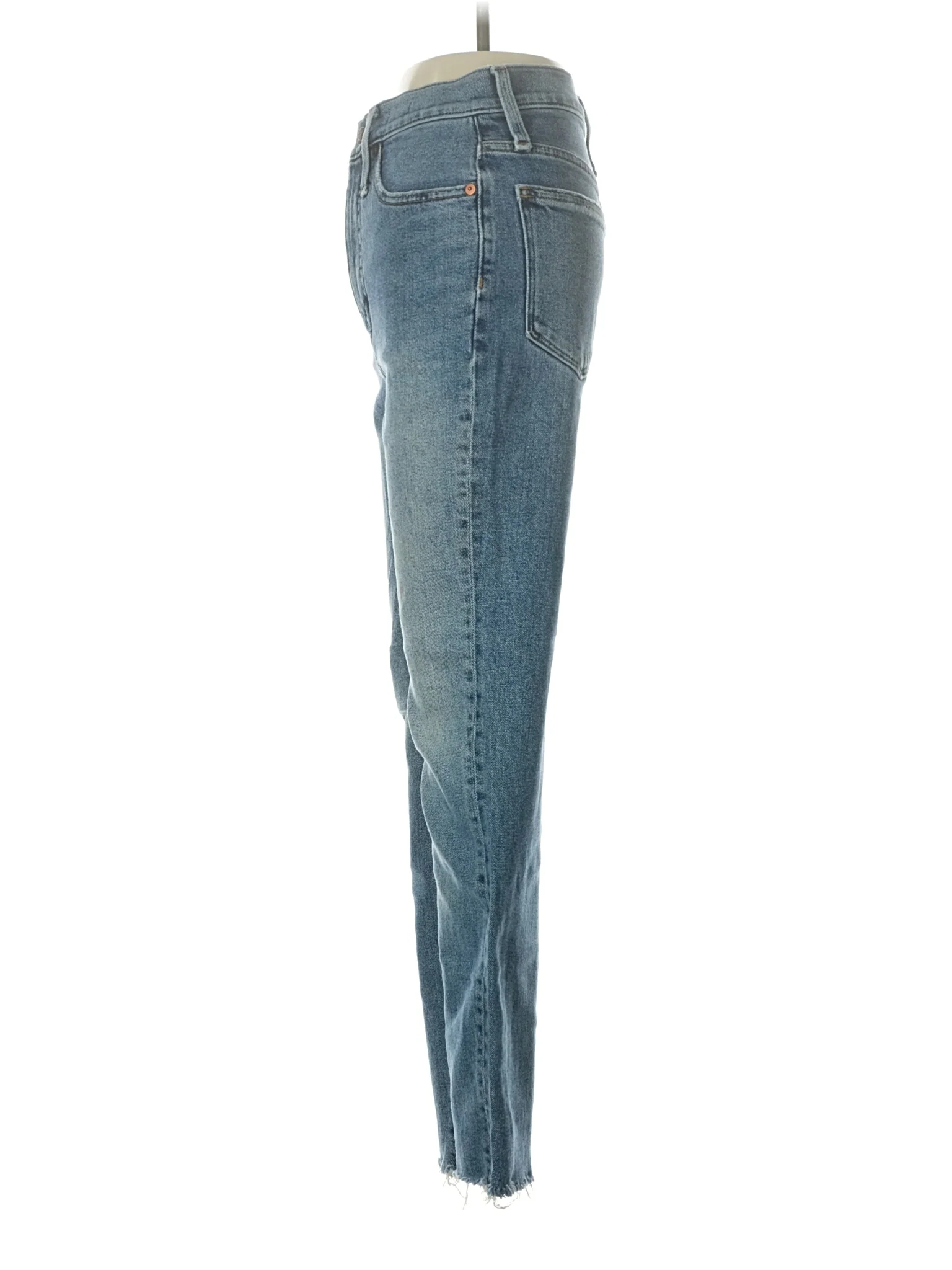 High-Rise Straight-leg Jeans in Medium Wash - Image 4