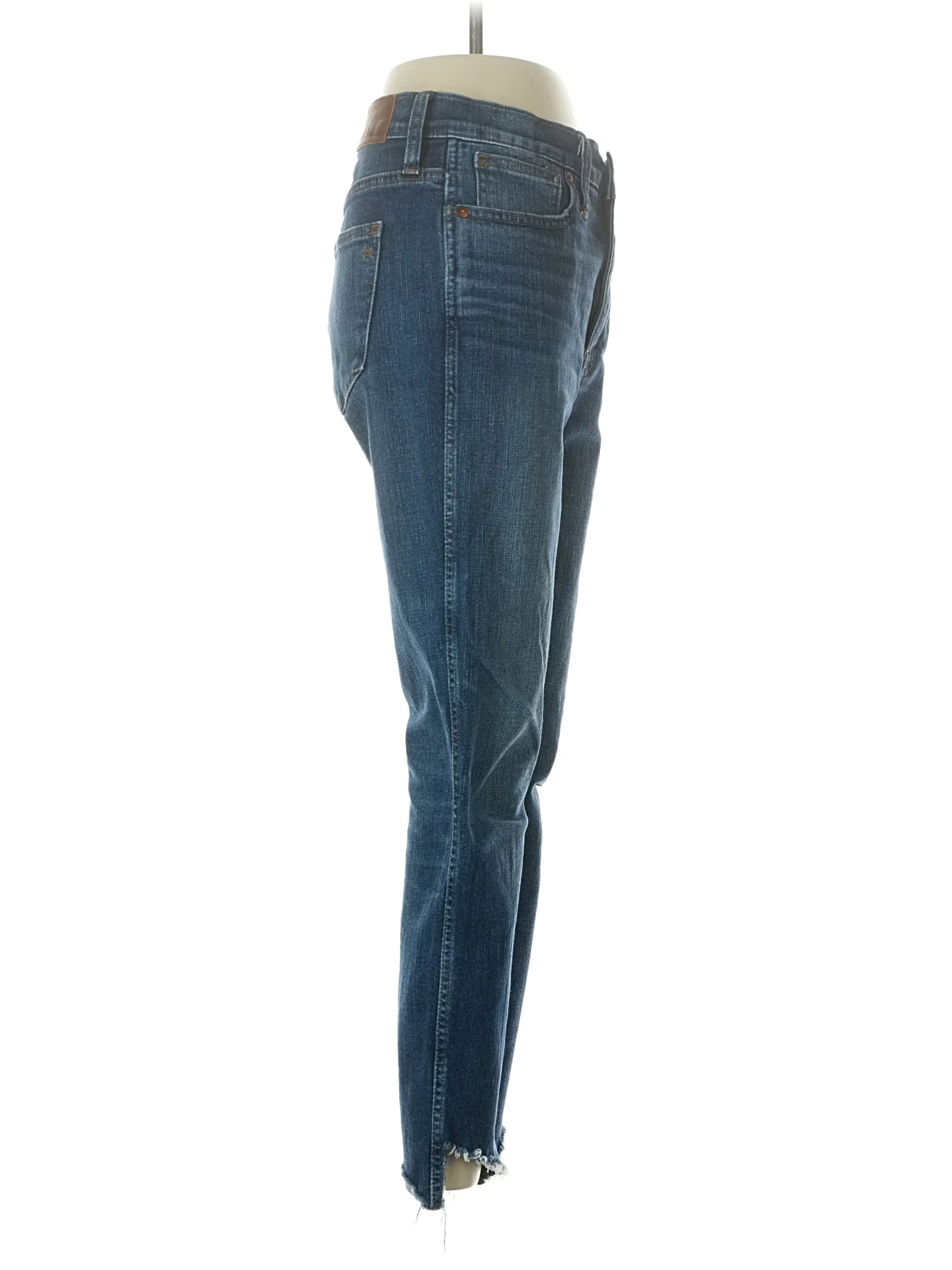 High-Rise Straight-leg Jeans in Medium Wash - Image 3