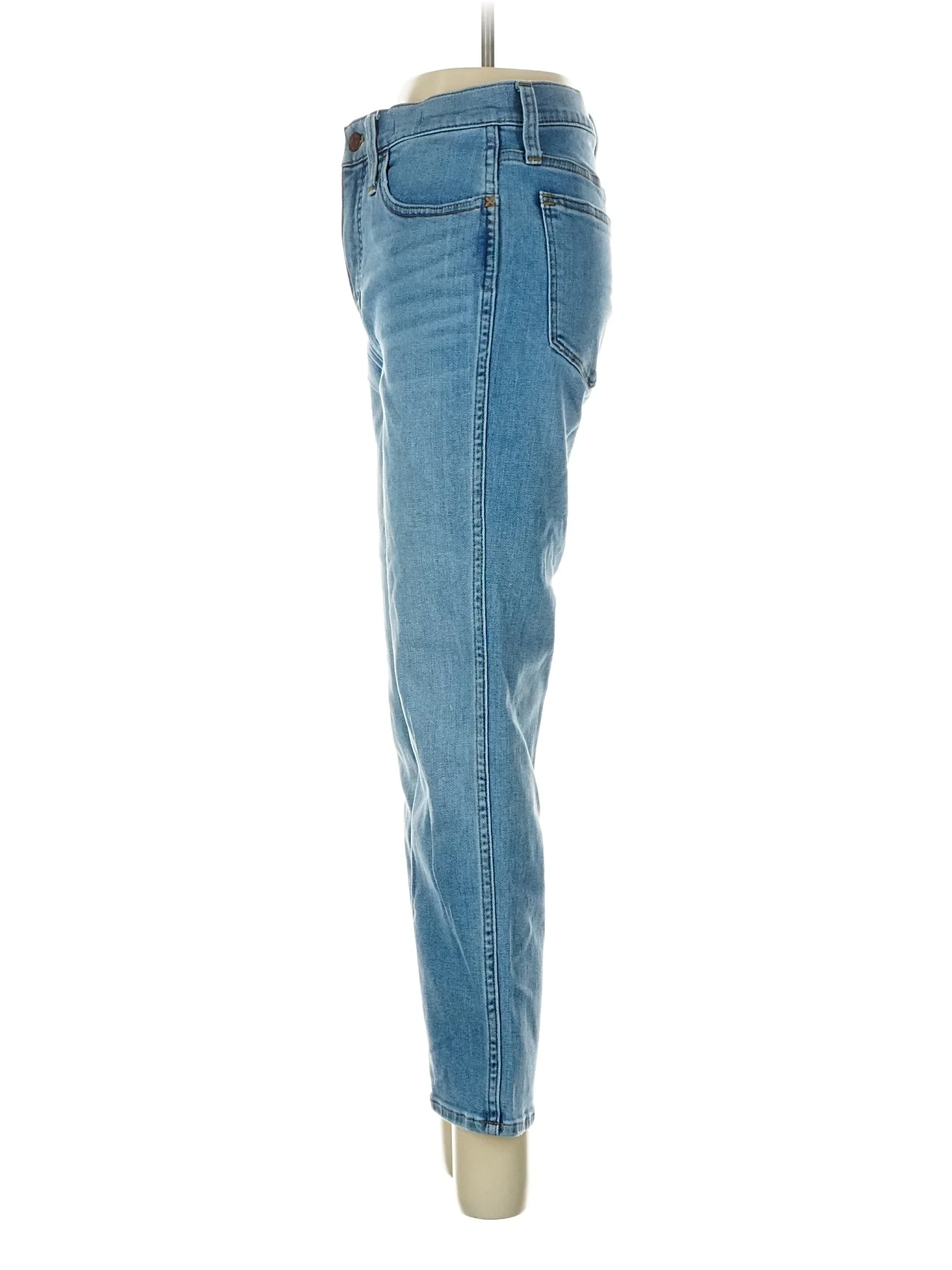 High-Rise Straight-leg Jeans in Medium Wash - Image 4