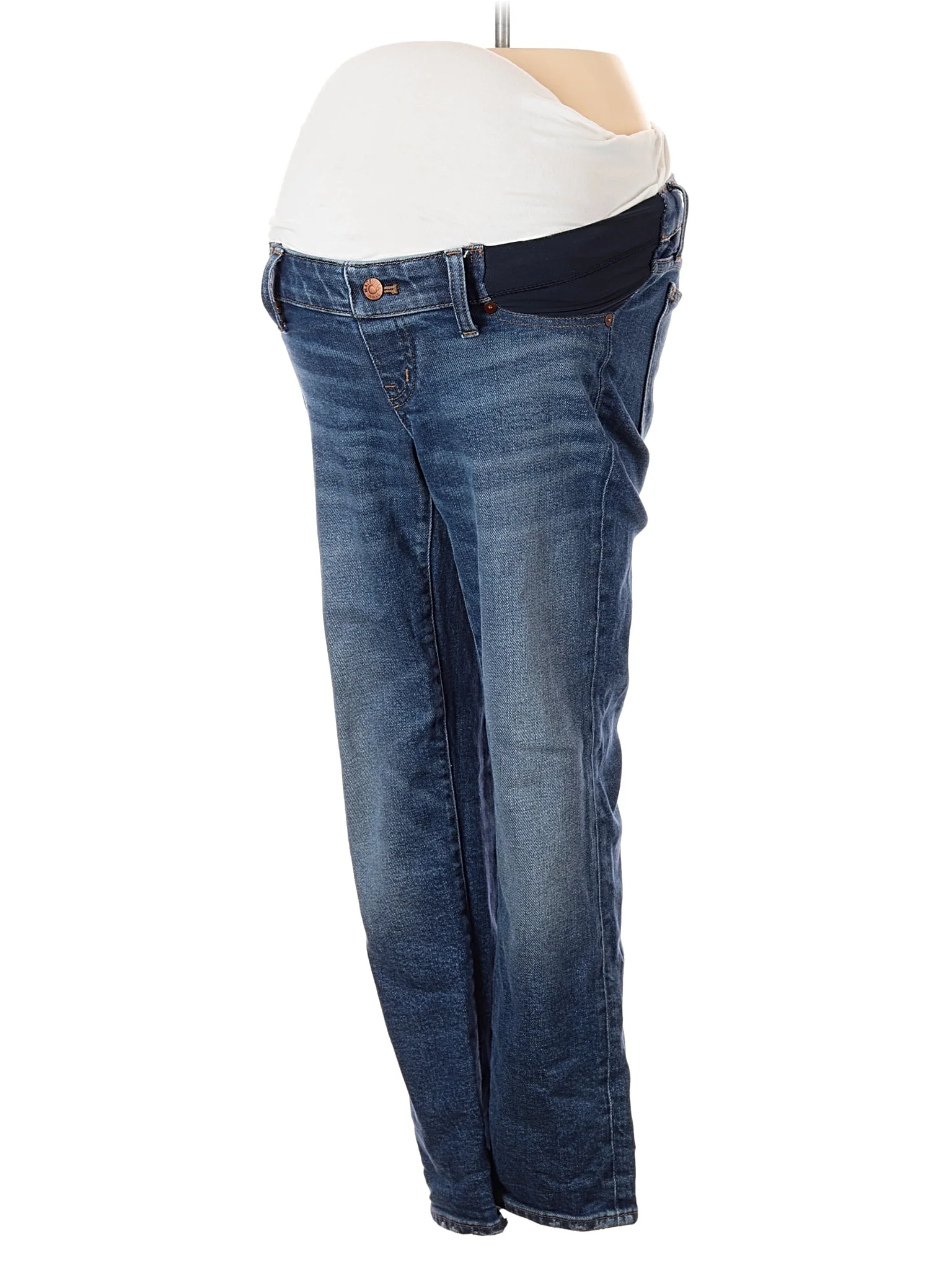 Low-Rise Skinny Jeans in Medium Wash