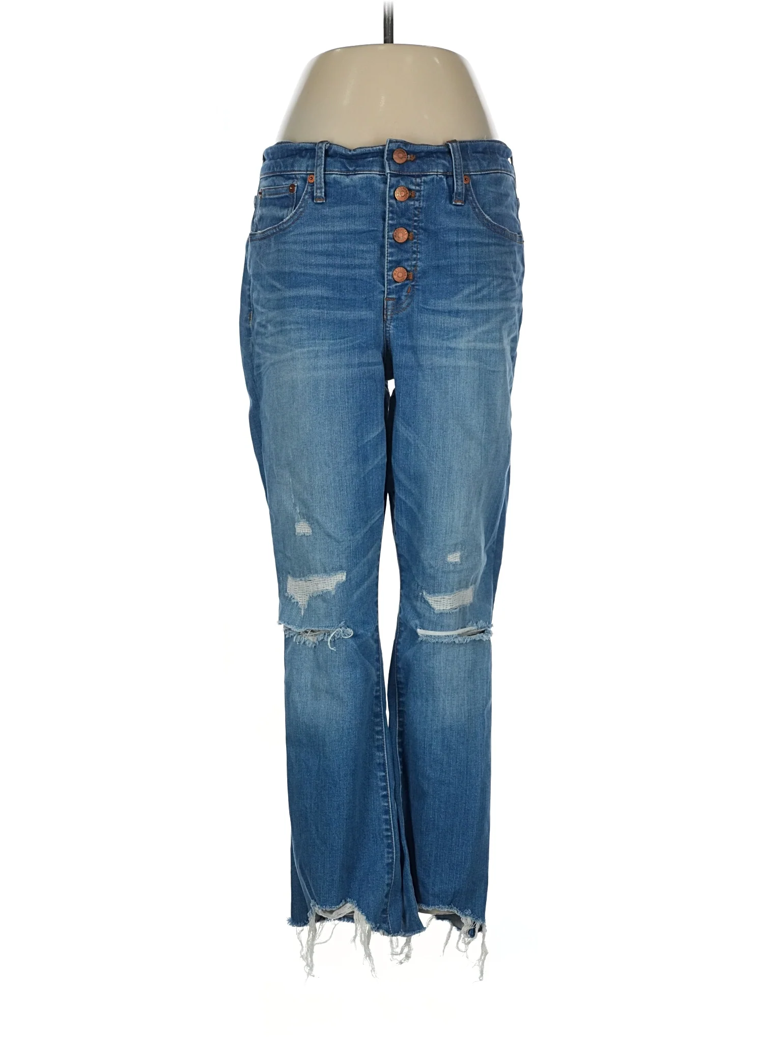 Mid-Rise Bootleg Jeans