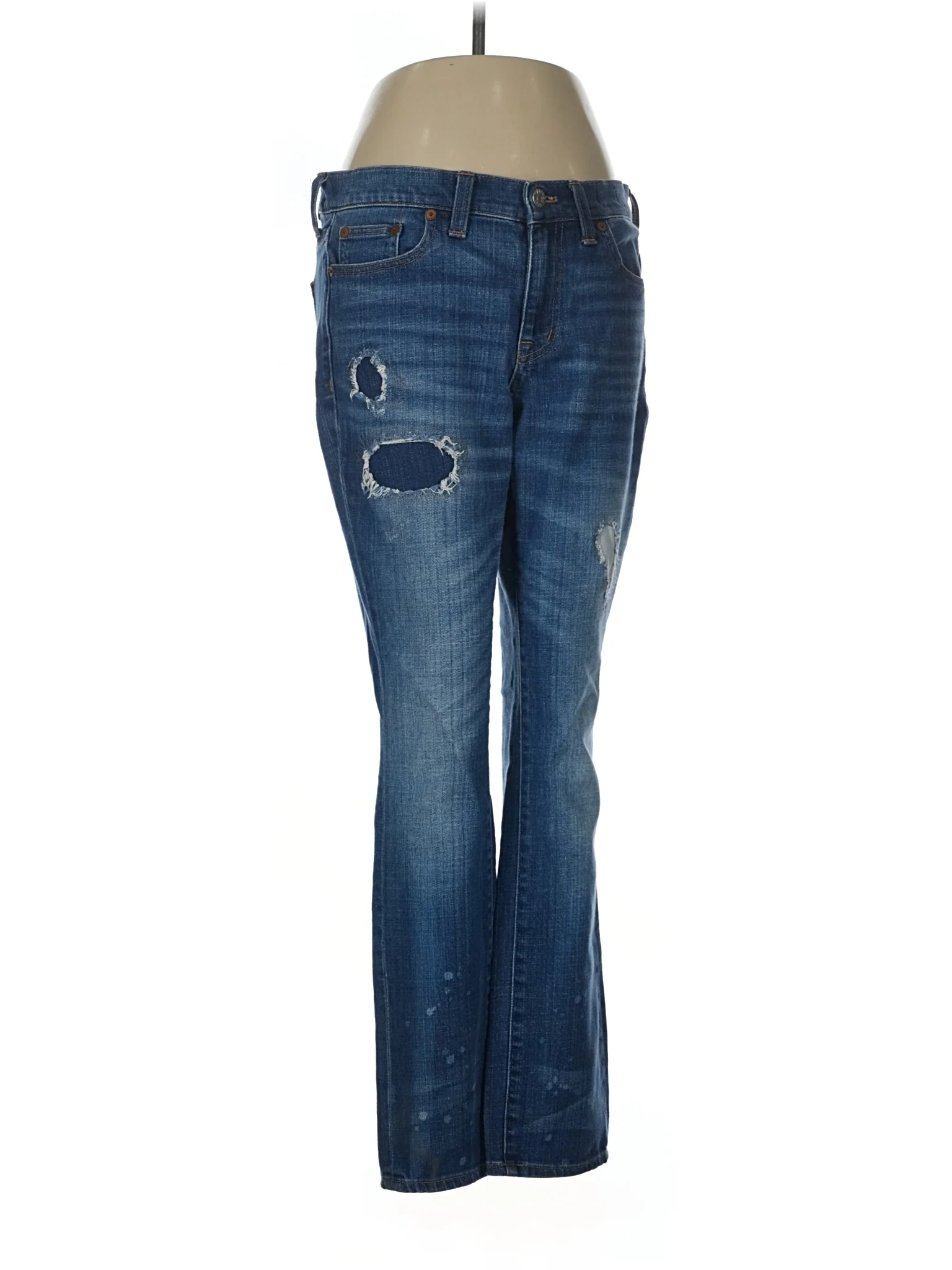 Mid-Rise Bootleg Jeans